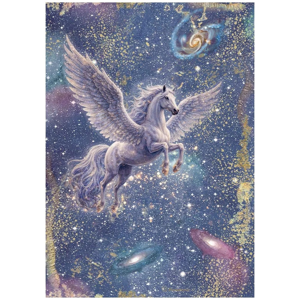 Stamperia - Cosmos - A4 Rice Paper - Pegasus - DFSA41152
