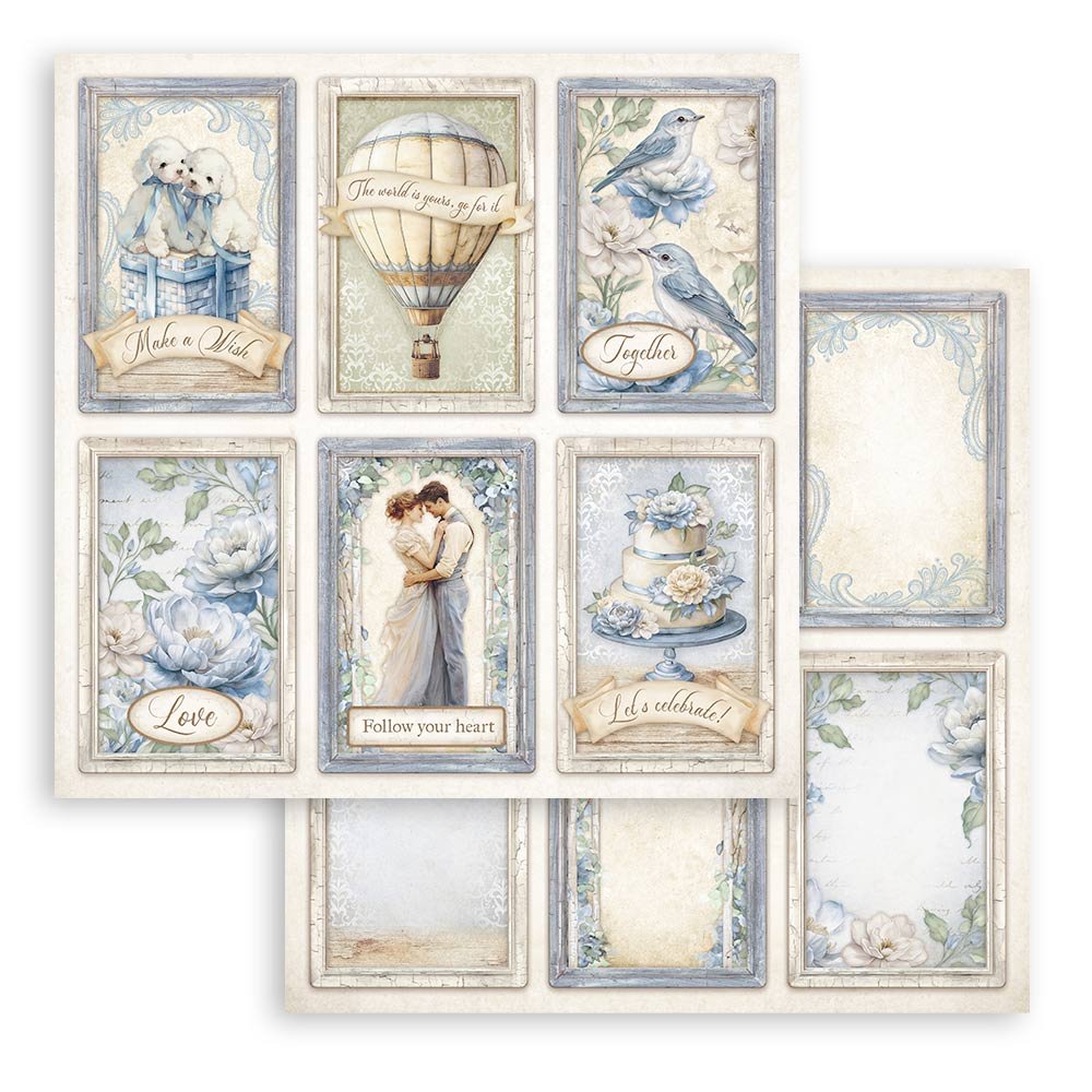 Stamperia - Timeless - Scrapbooking Paper - 6 Cards - SBB1071