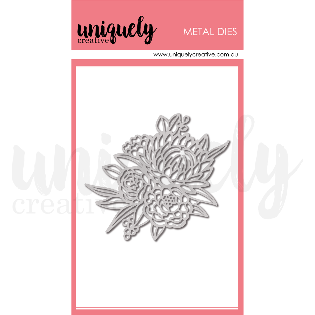 Uniquely Creative - Tea & Tranquility - Protea Posy Die - UCD2229