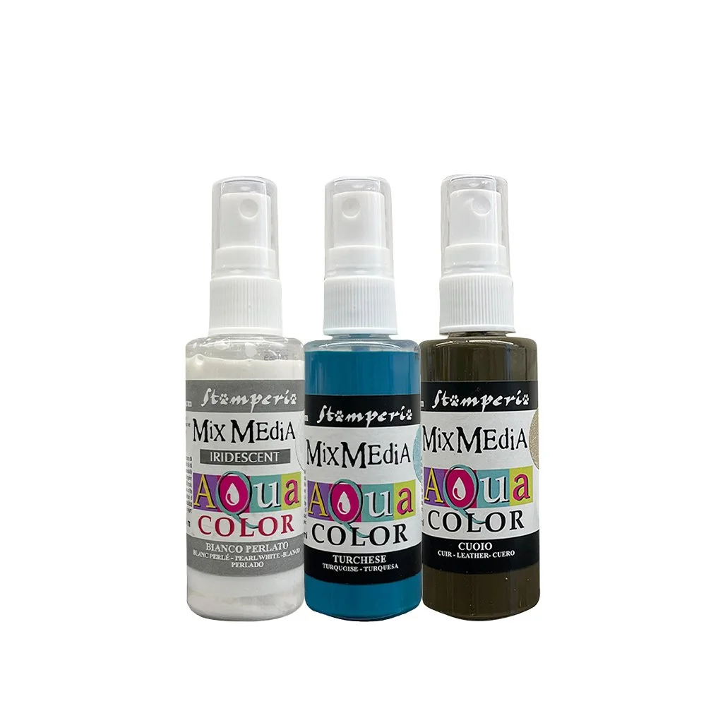 Stamperia - Candy Christmas - Aquacolour Sprays - 3 Colours - KAQXCD