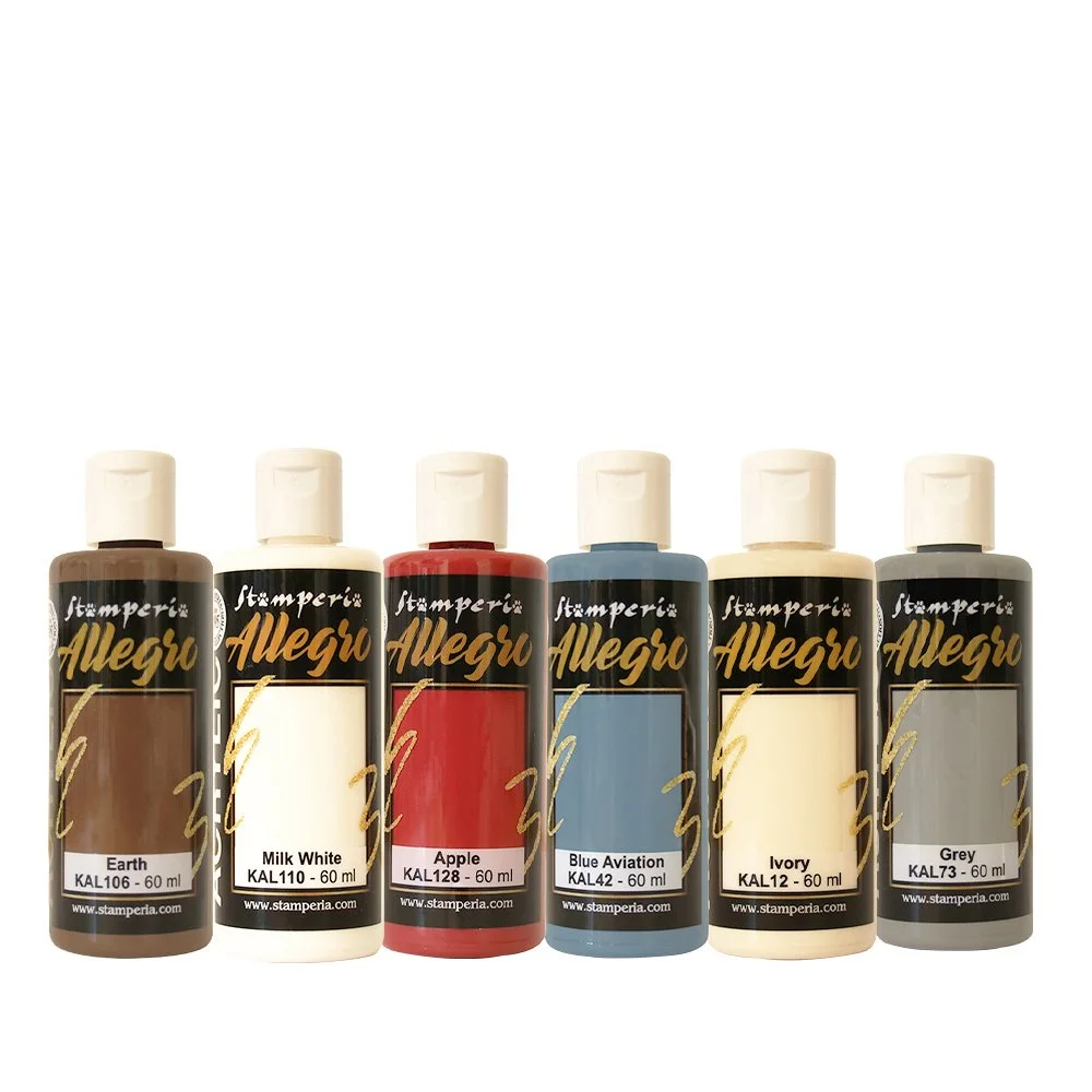 Stamperia - Family - Allegro Paint Set - 6 Colours - KALKIT69