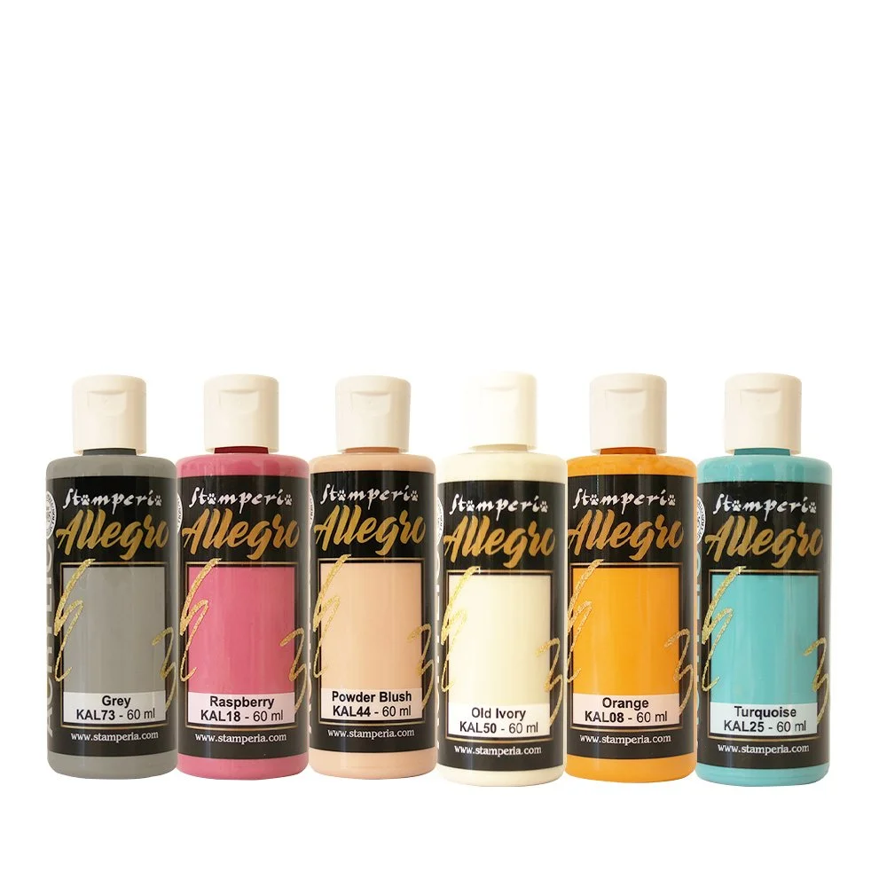 Stamperia - Furry Friends 2 - Allegro Paint Selection - 6 Colours - KALKIT77