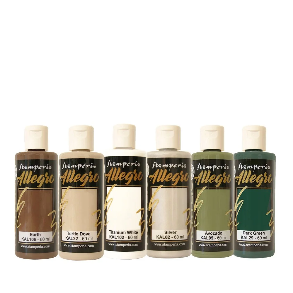Stamperia - The Owl's House - Acrylic Paint Set - 6 Colours - KALKIT64