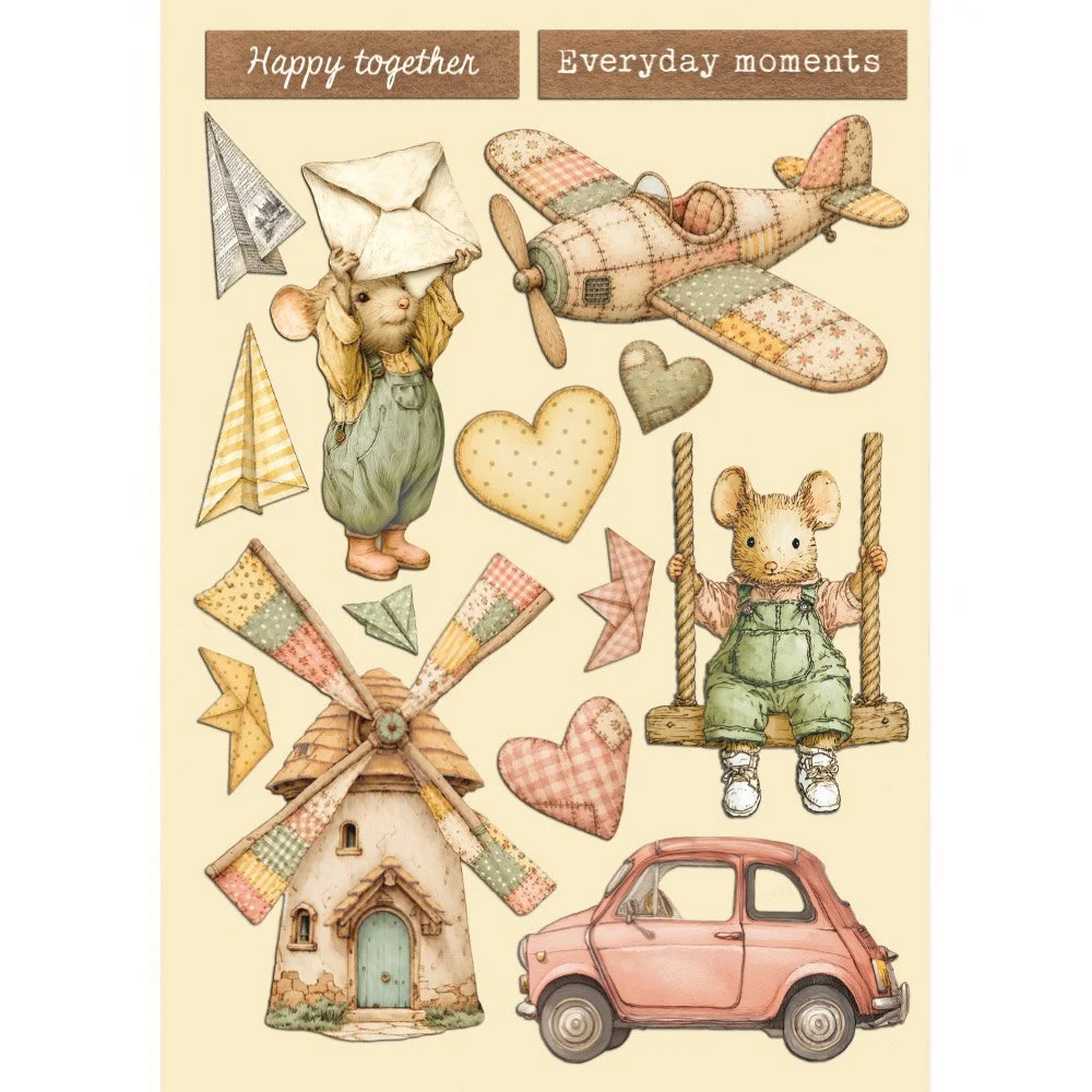 Stamperia - Cozy Family - Wooden Shape - KLSP210