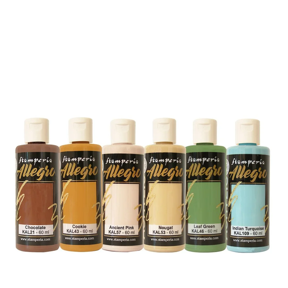 Stamperia - Symphony - Allegro Paint Set - 6 Colours - 21-43-57-53-46-109 - KALKIT74