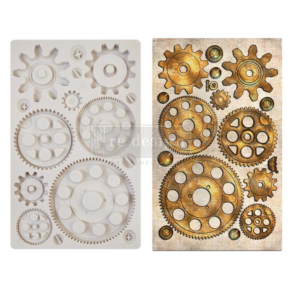 Prima - Finnabair Decor Moulds - Machine Parts - 5" x 8"