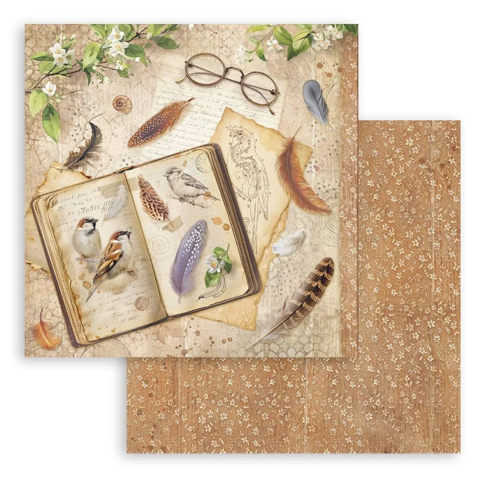 Stamperia - All Around - Scrapbooking Paper - Book - SBB1148