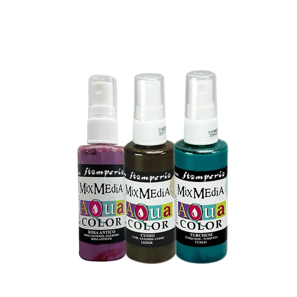 Stamperia - Gardens of Time - Aquacolour Spray Set - 3 Colurs - KAQXTM