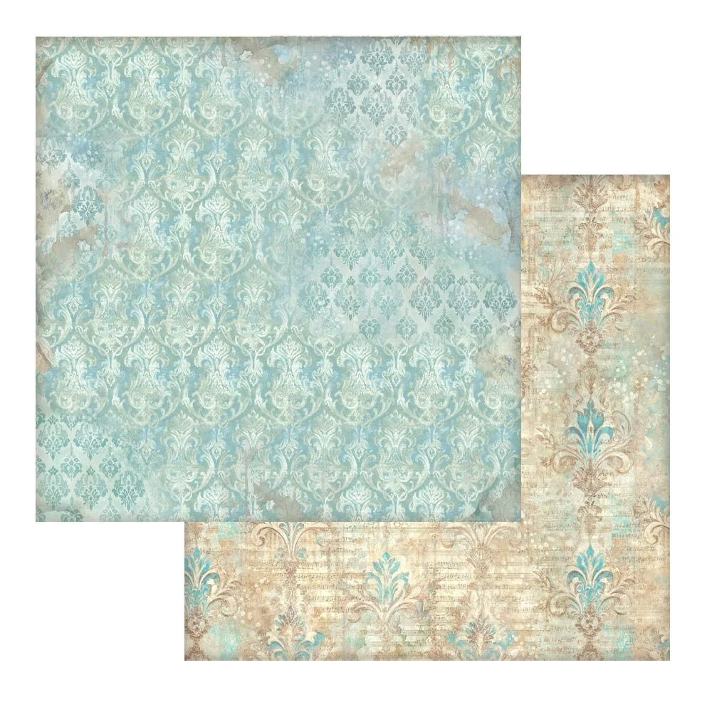 Stamperia - Symphony - Scrapbooking Paper - Wallpaper Decor - SBB1157
