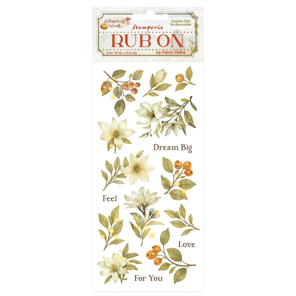 Stamperia - Whispering Woods - Rub Ons - DFLRB184