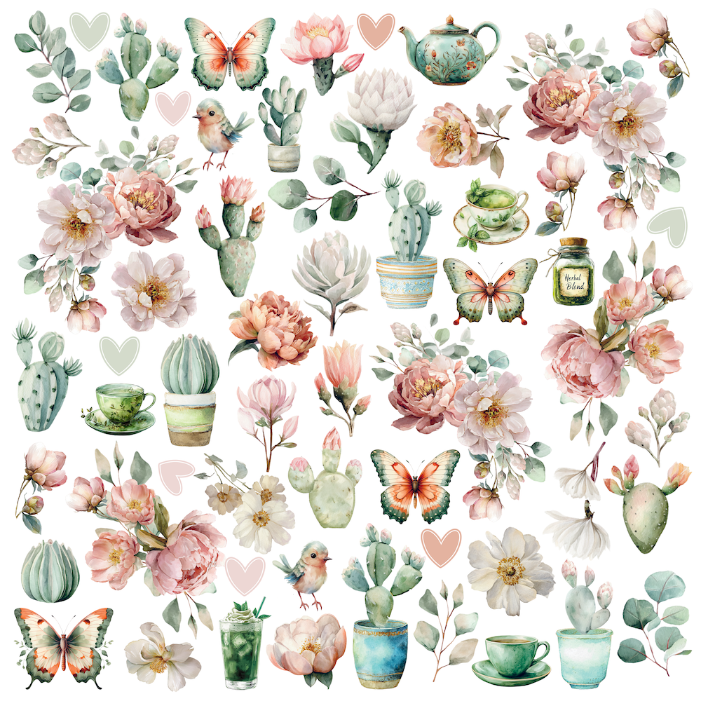 Uniquely Creative - Tea & Tranquility - Beautiful Rituals Paper - UCP3119