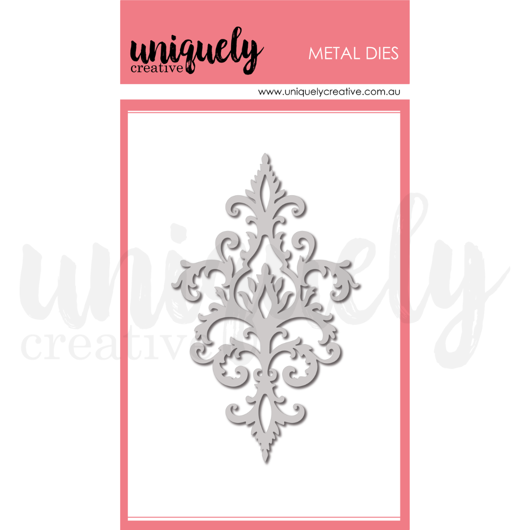 Uniquely Creative - Romantic Damask Die - UCD2227