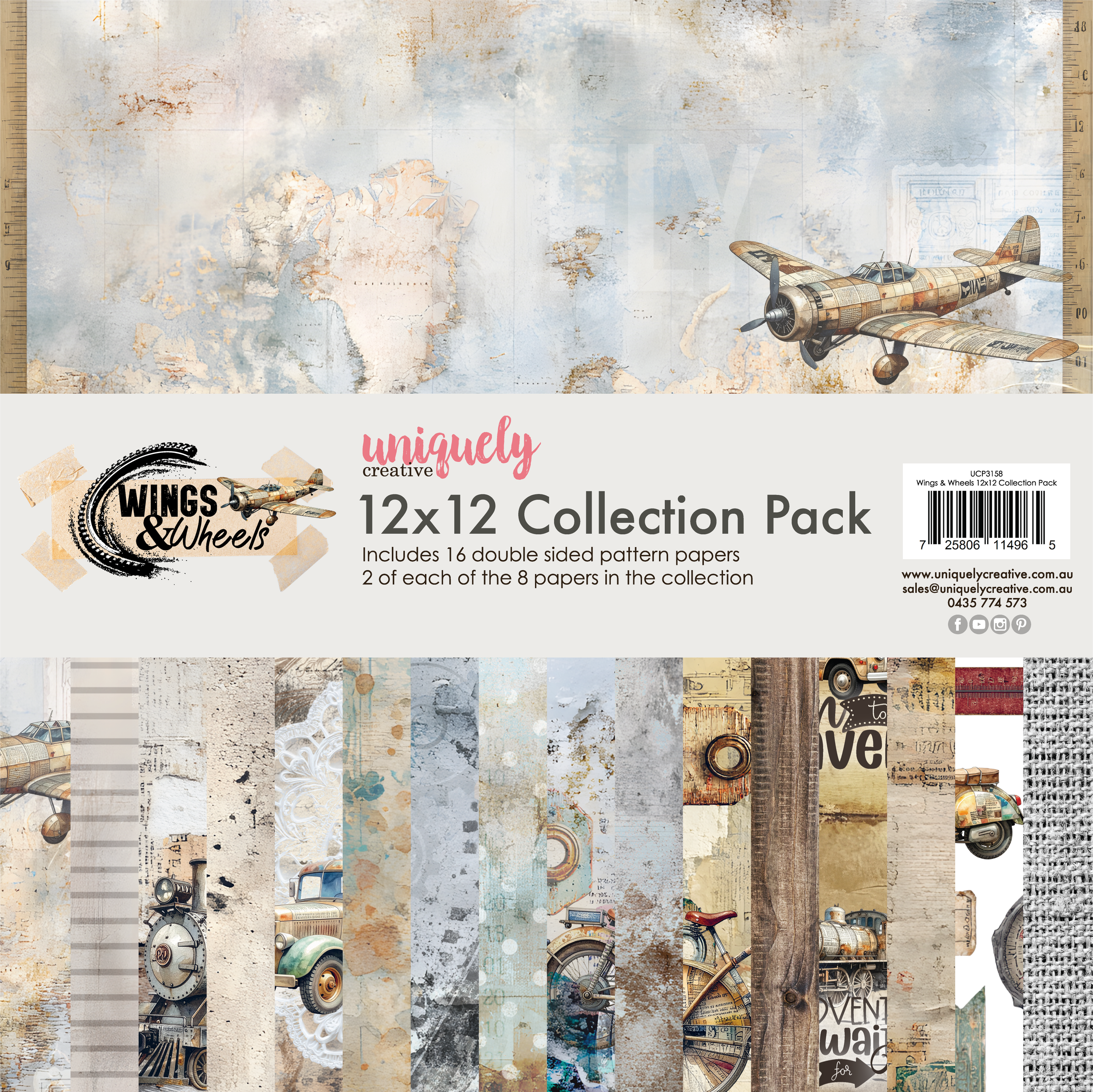 Wings & Wheels 12x12 Collection Pack.png