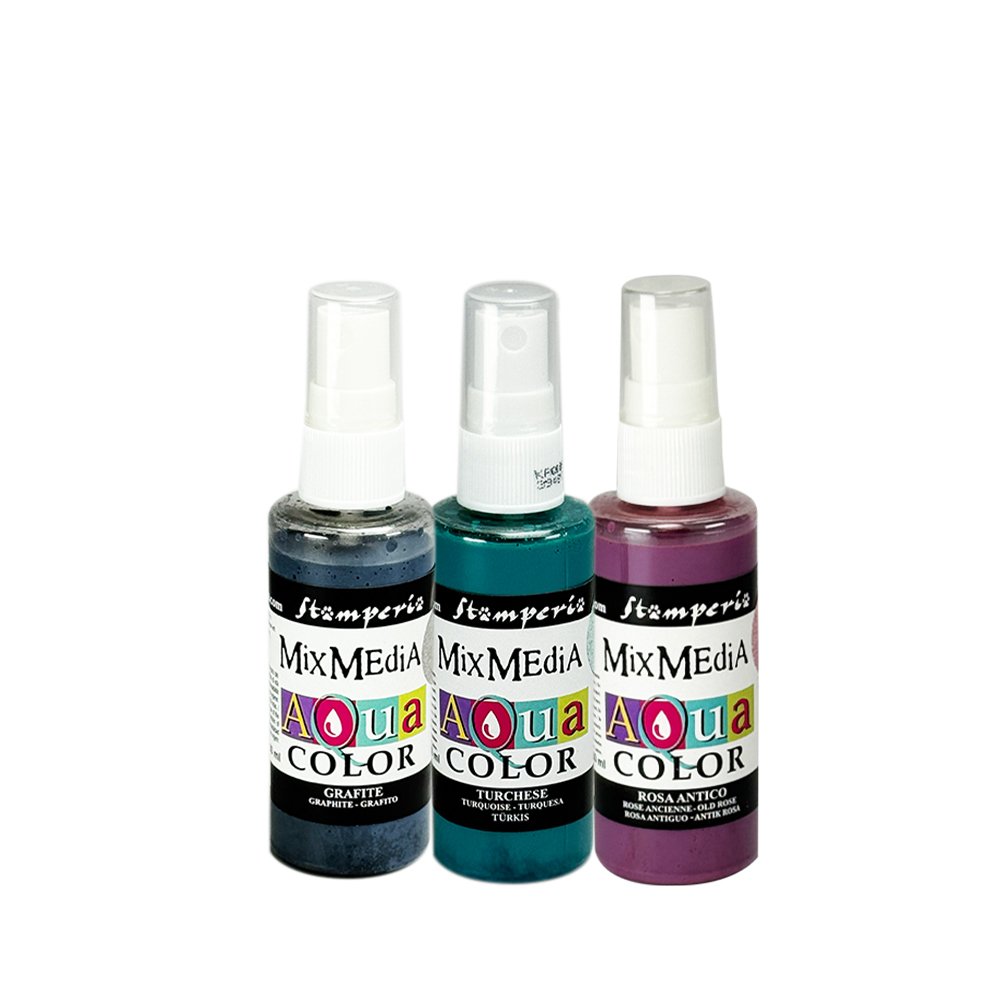 Stamperia - Furry Friends 2 - Aquacolour Spray Set - 3 Colours - KAQXAF