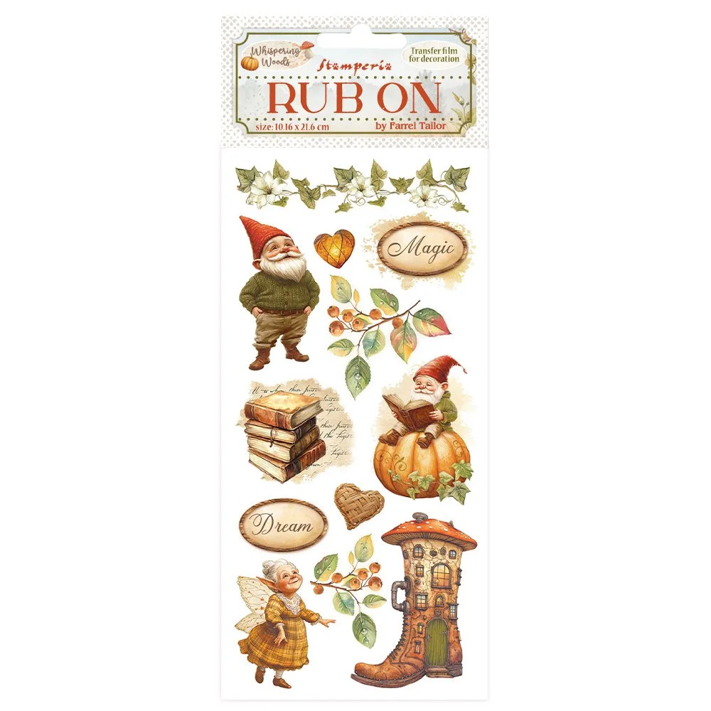 Stamperia - Whispering Woods - Rub Ons - DFLRB186
