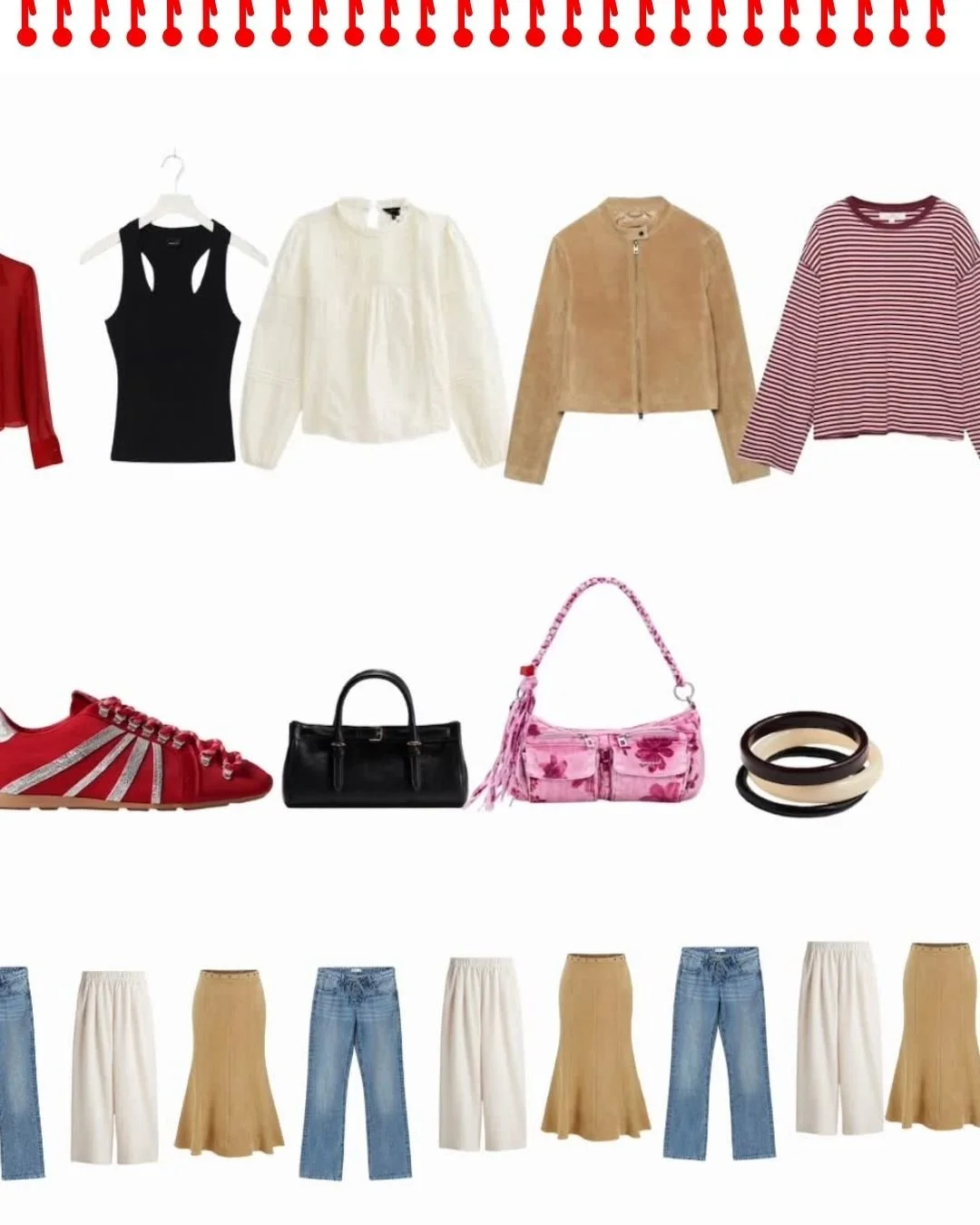 UNE SEMAINE DE LOOKS AVEC 15 PIÈCES CAPSULES : LA MODE AUX ALLURES PRINTANIÈRES  