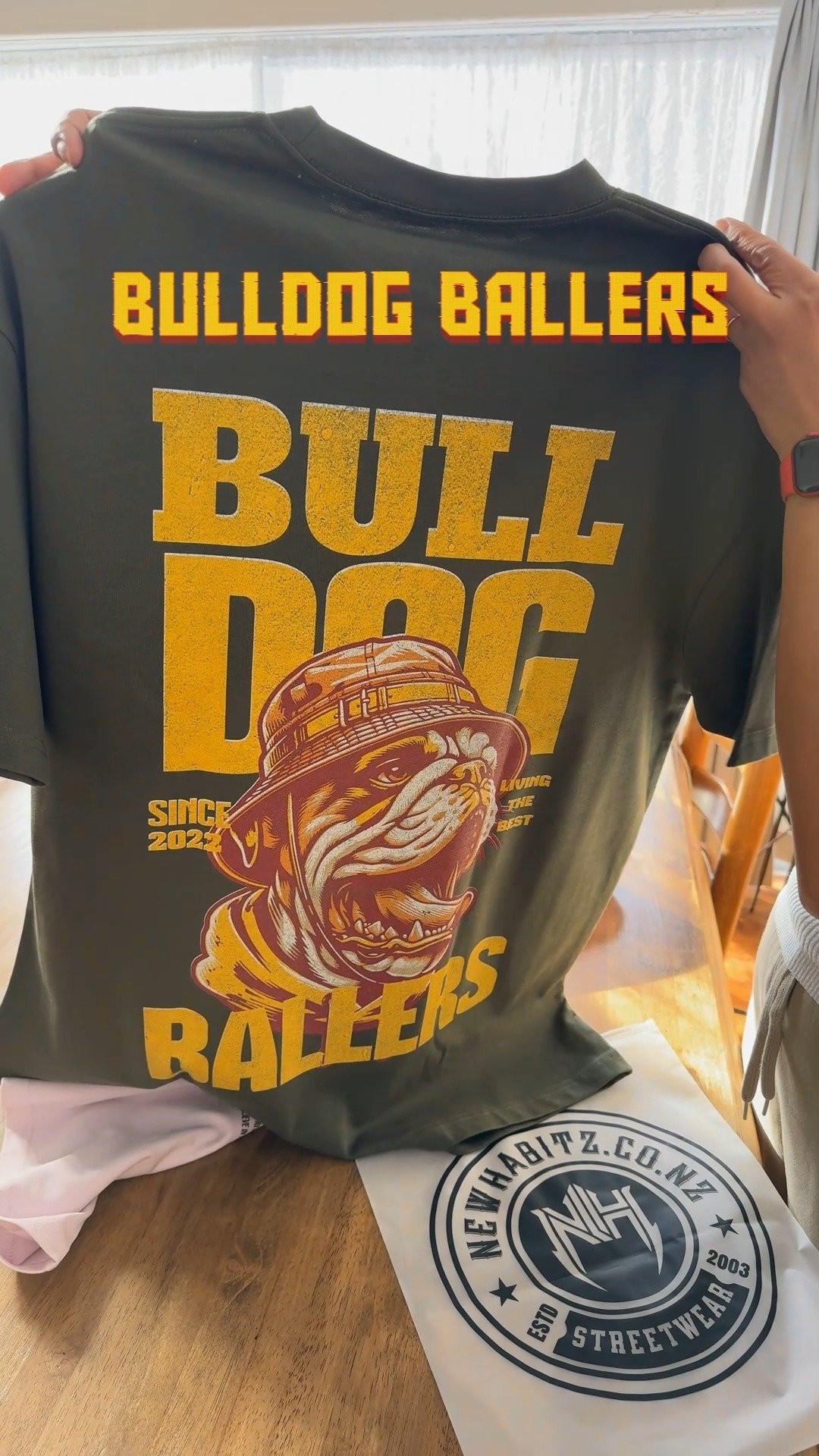 π Just opened our latest NH Clothing package, and we’re blown away! π The GEEWAT and Bulldog Ballers T-shirts are next-level—superb quality, with prints that are bold, vibrant, and built to last. π₯ If you haven’t grabbed yours ye