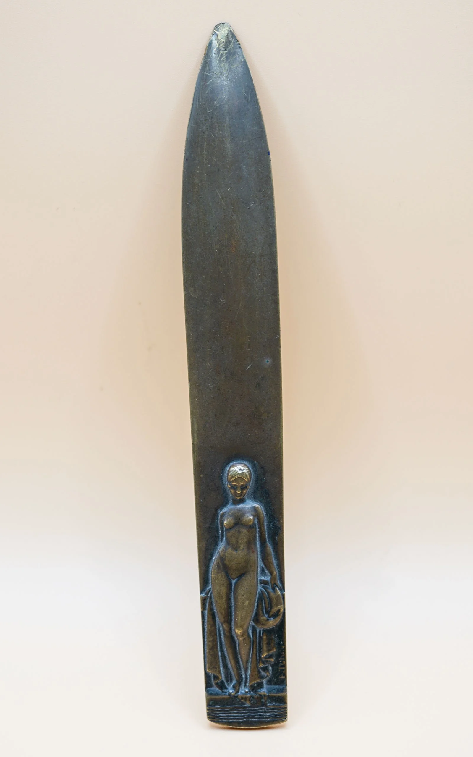 COUPE-PAPIER art déco bronze de P. TURIN