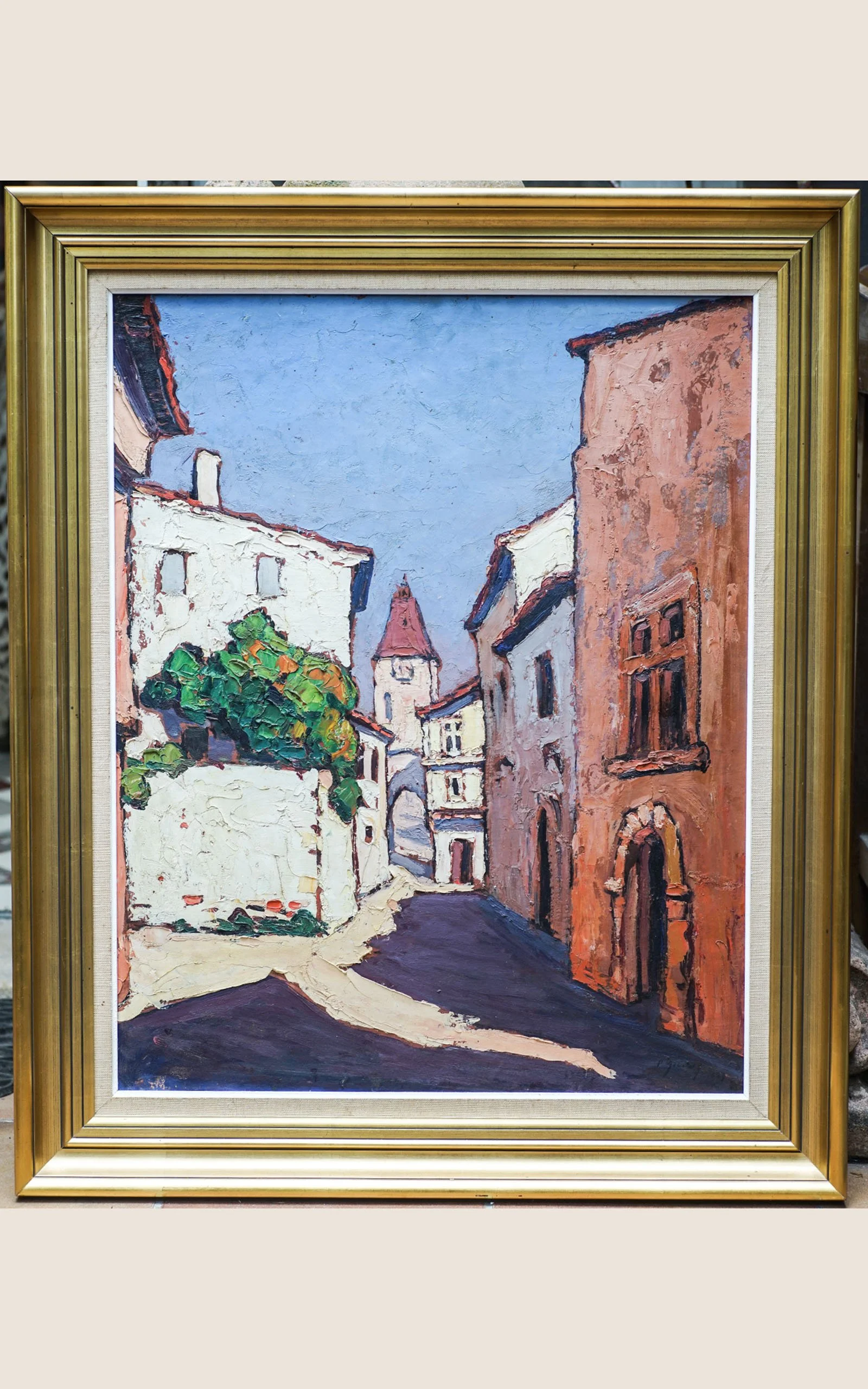 Pierre MOLINIER, Ruelle dans un village (1).JPG
