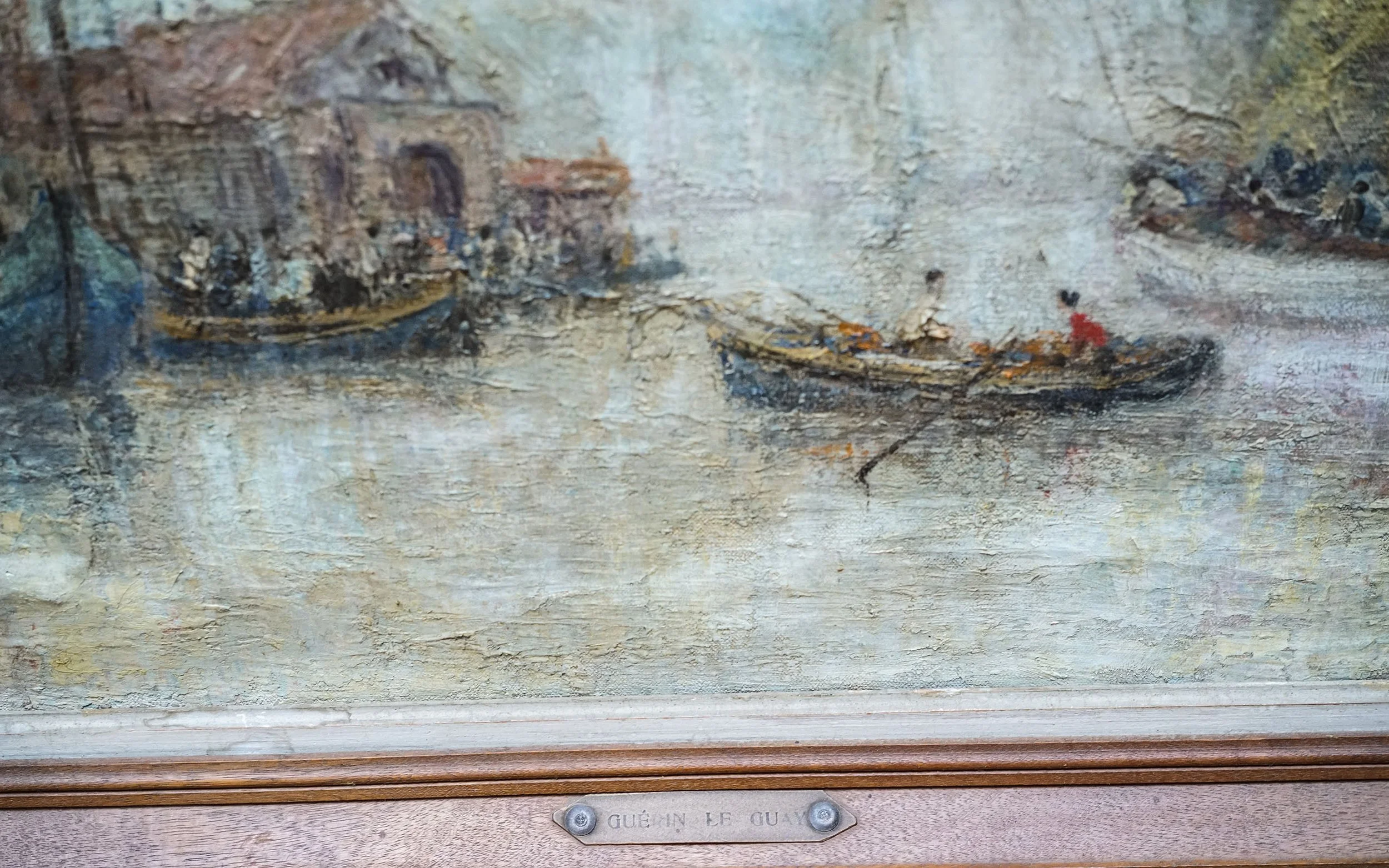 André GUERIN LE GUAY Voiliers à Venise (3).JPG