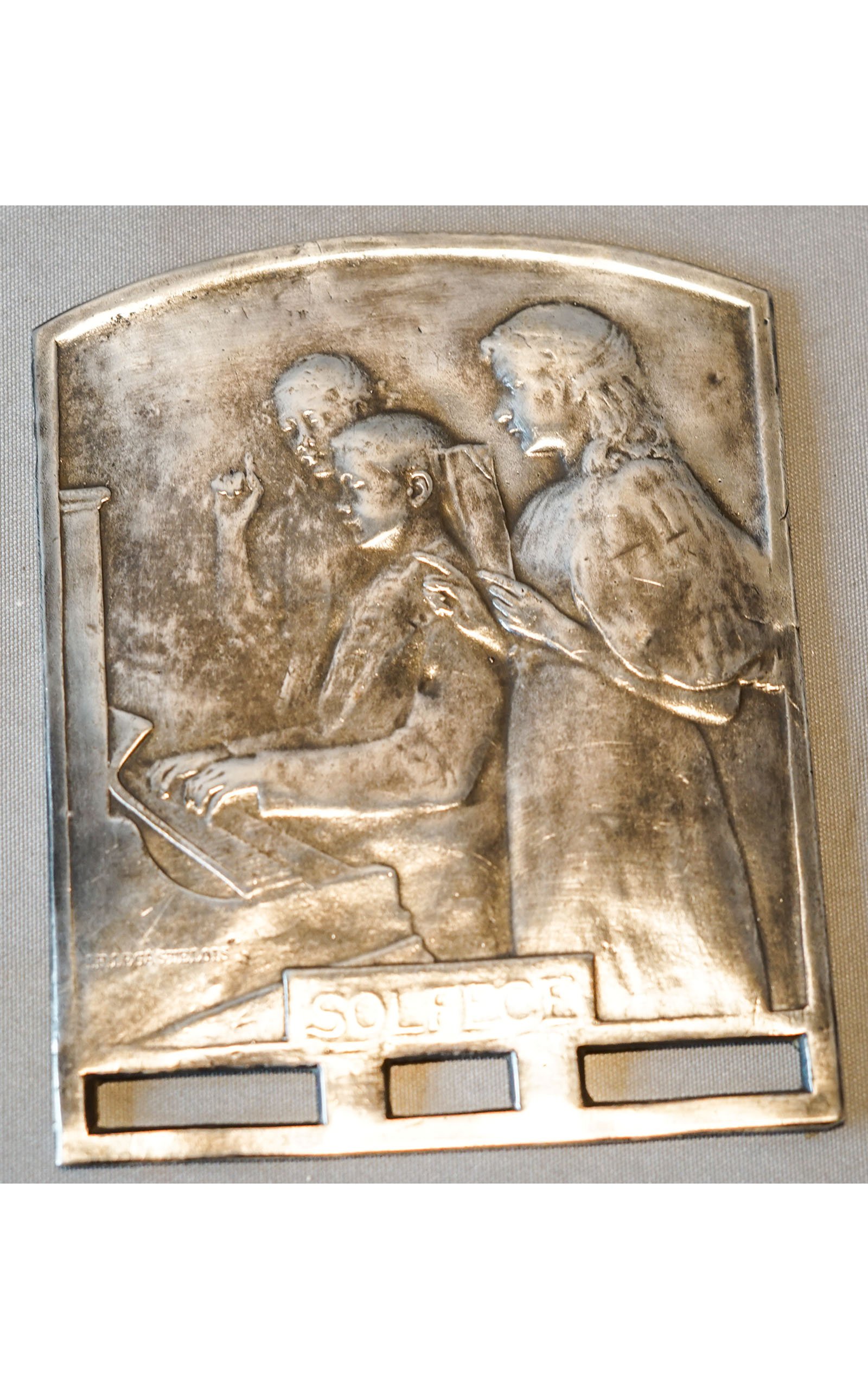 SOLFEGE, Julien-Prosper Legastelois, plaque bronze blanc (3).JPG