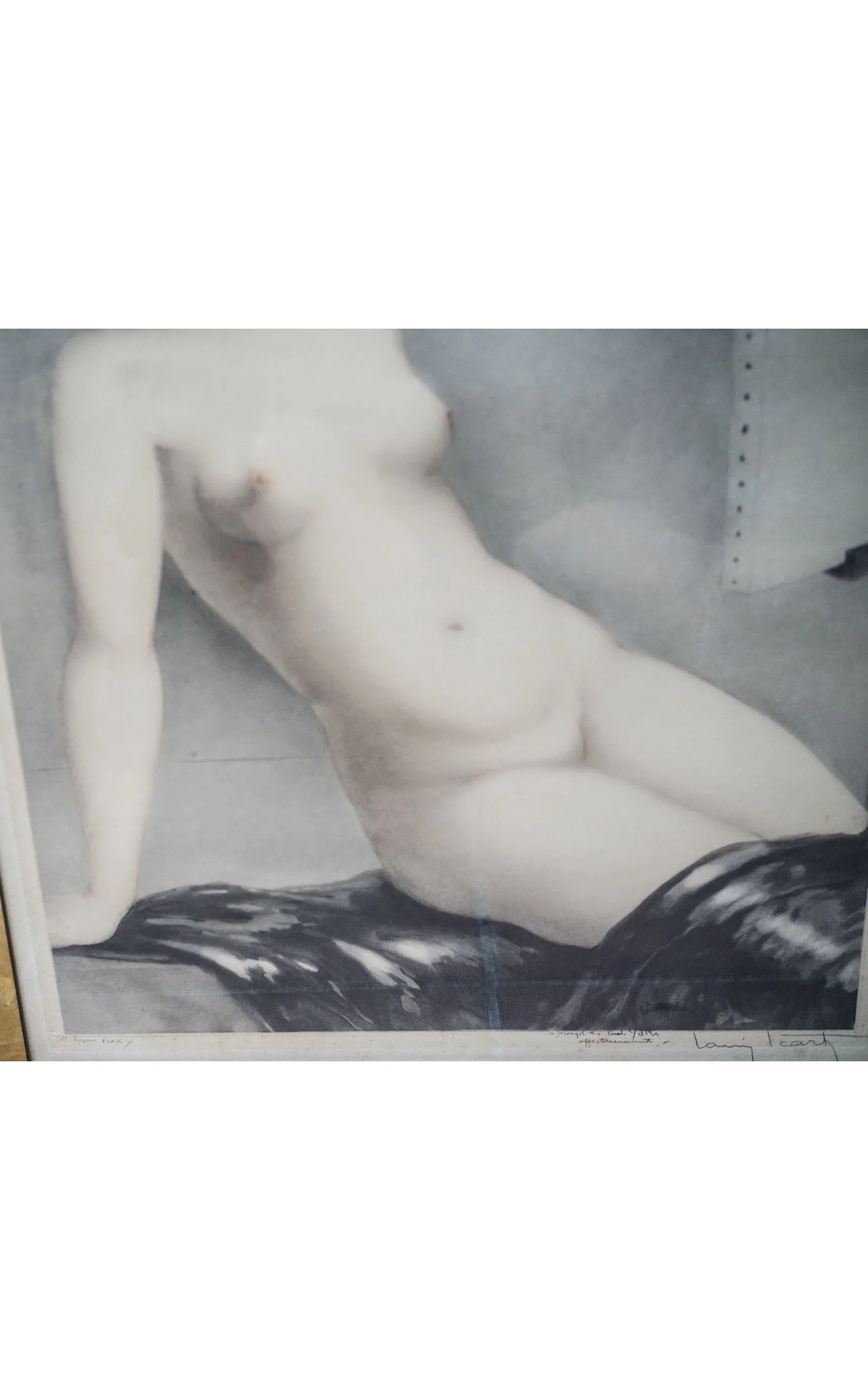 Louis ICART, Le modèle. Épreuve d'artiste (4).JPG