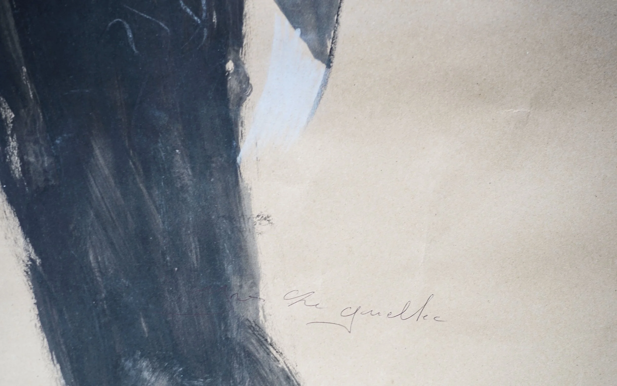 Yves LE GUELLEC, Femme au chapeau (3).JPG