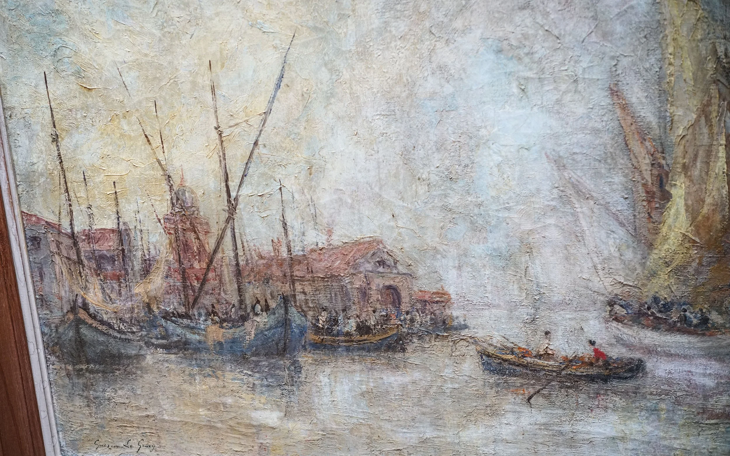 André GUERIN LE GUAY Voiliers à Venise (5).JPG