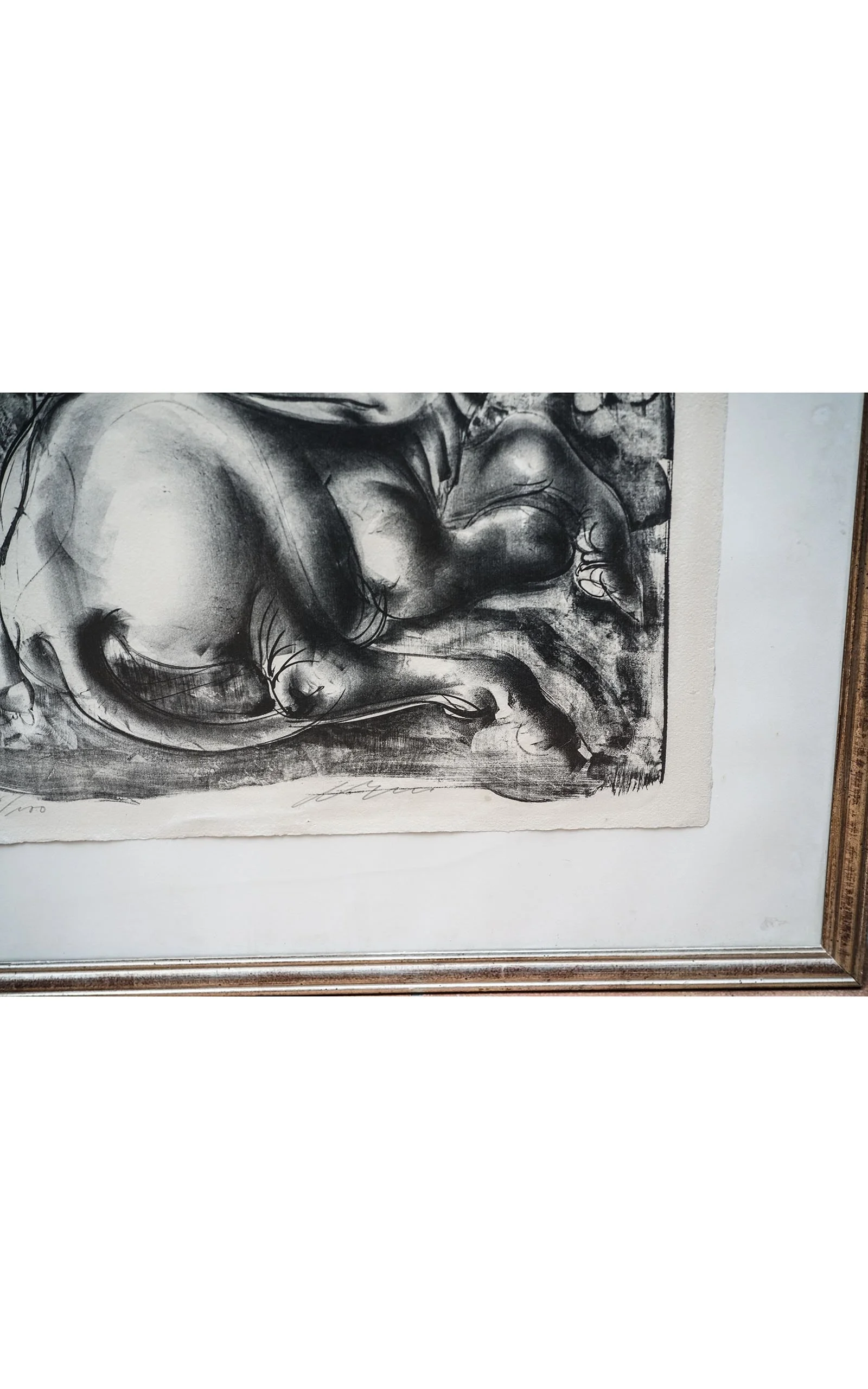 Hans ERNI, Europe et Zeus en taureau, lithographie (3).JPG