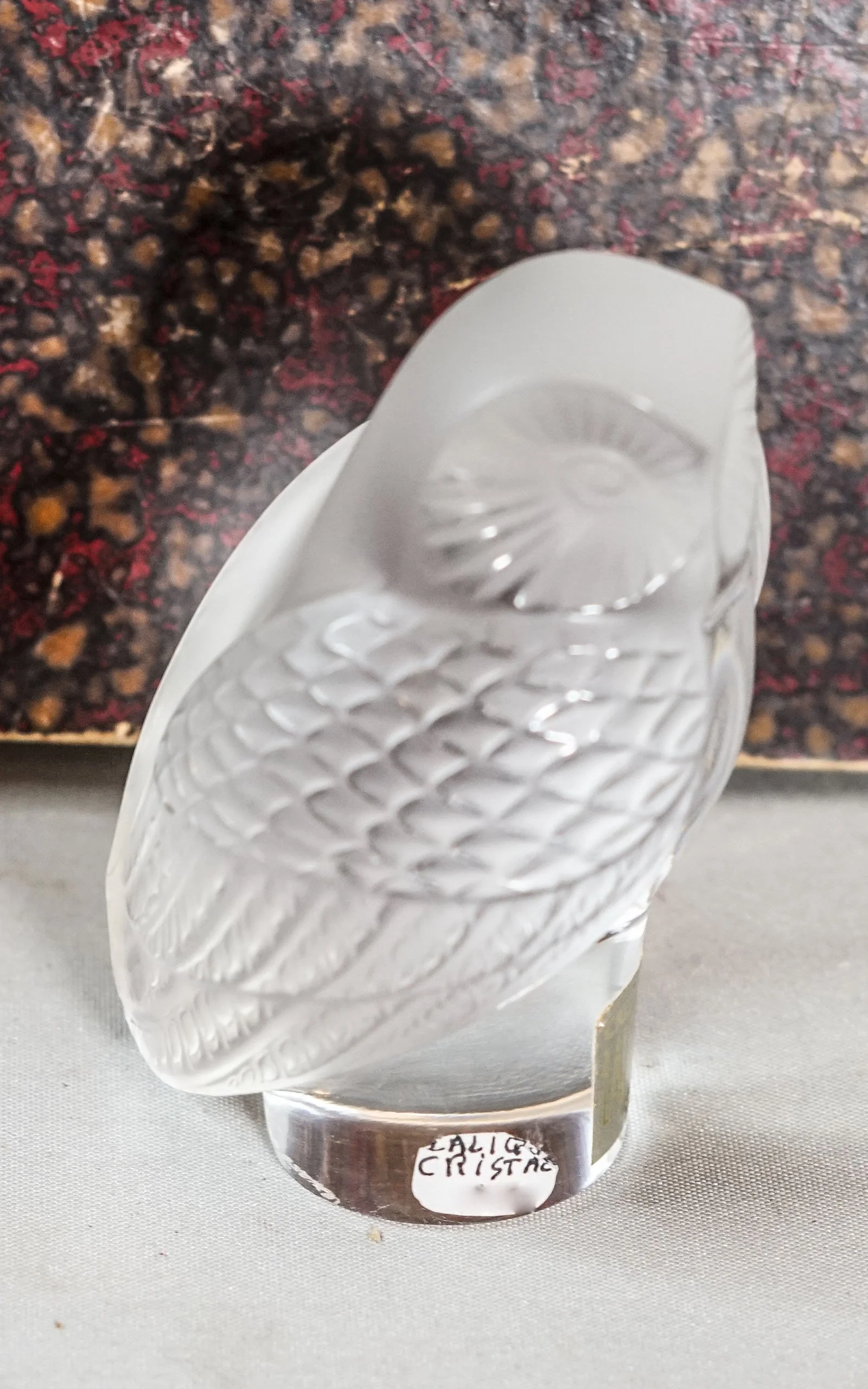 LALIQUE HIBOU, presse papier cristal (4).JPG