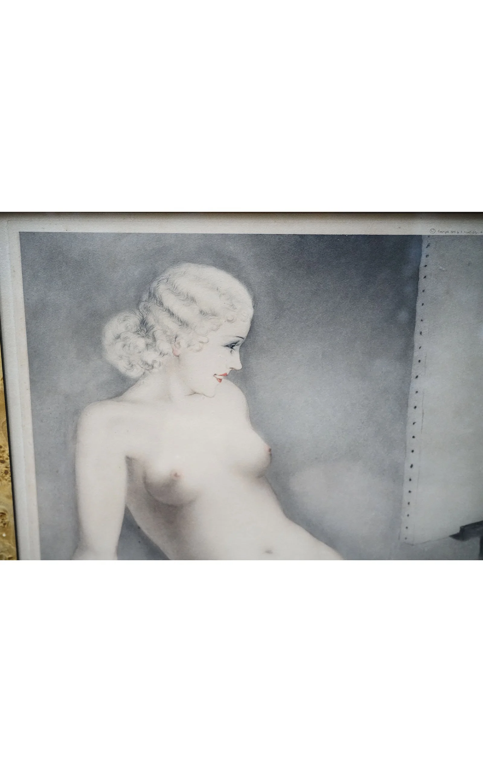 Louis ICART, Le modèle. Épreuve d'artiste (3).JPG