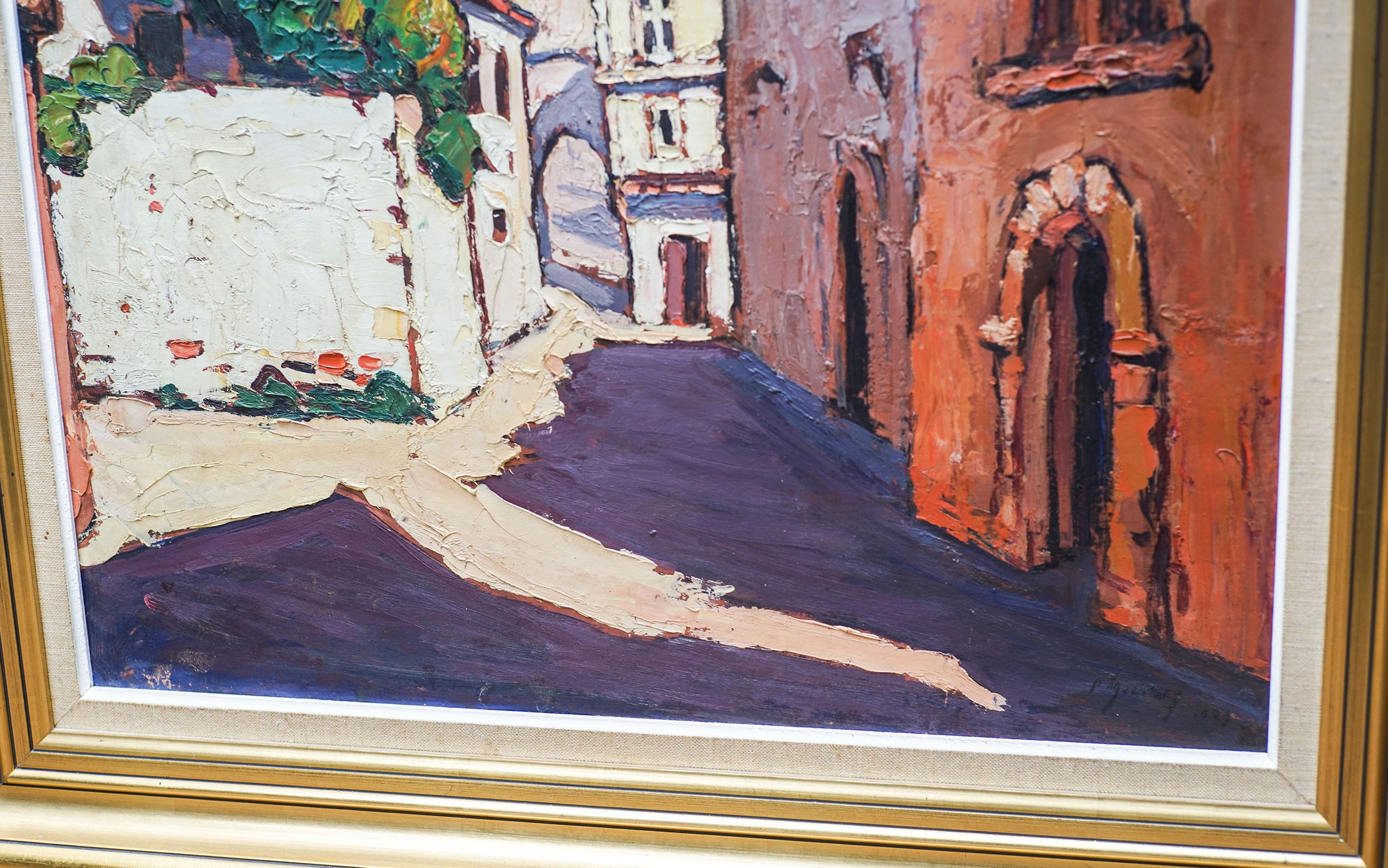Pierre MOLINIER, Ruelle dans un village (2).JPG