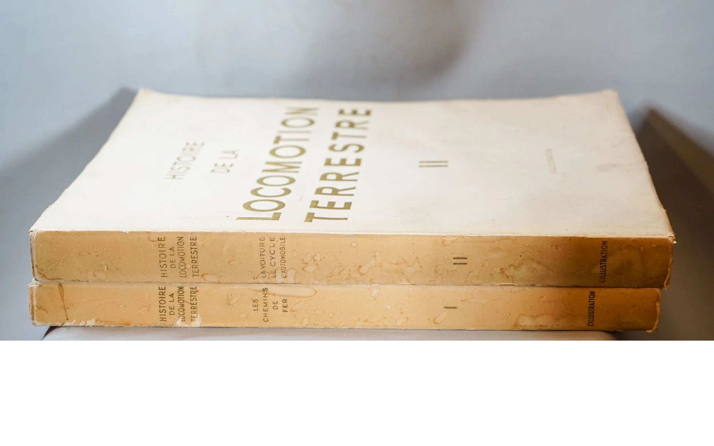 HISTOIRE DE LA LOCOMOTION TERRESTRE, L'Illustration, 2 Volumes (1).JPG