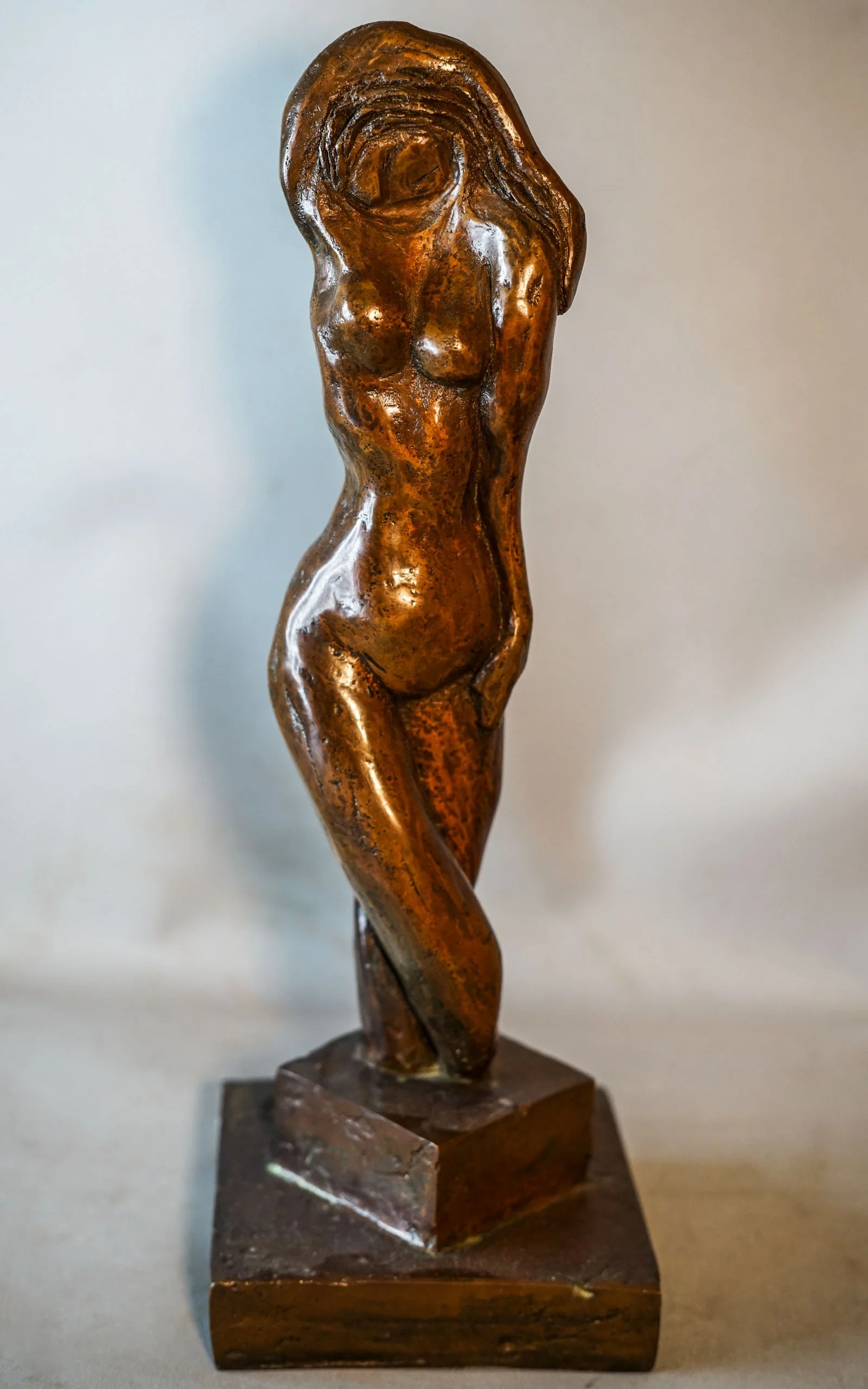 LATOUR nu femme bronze art déco