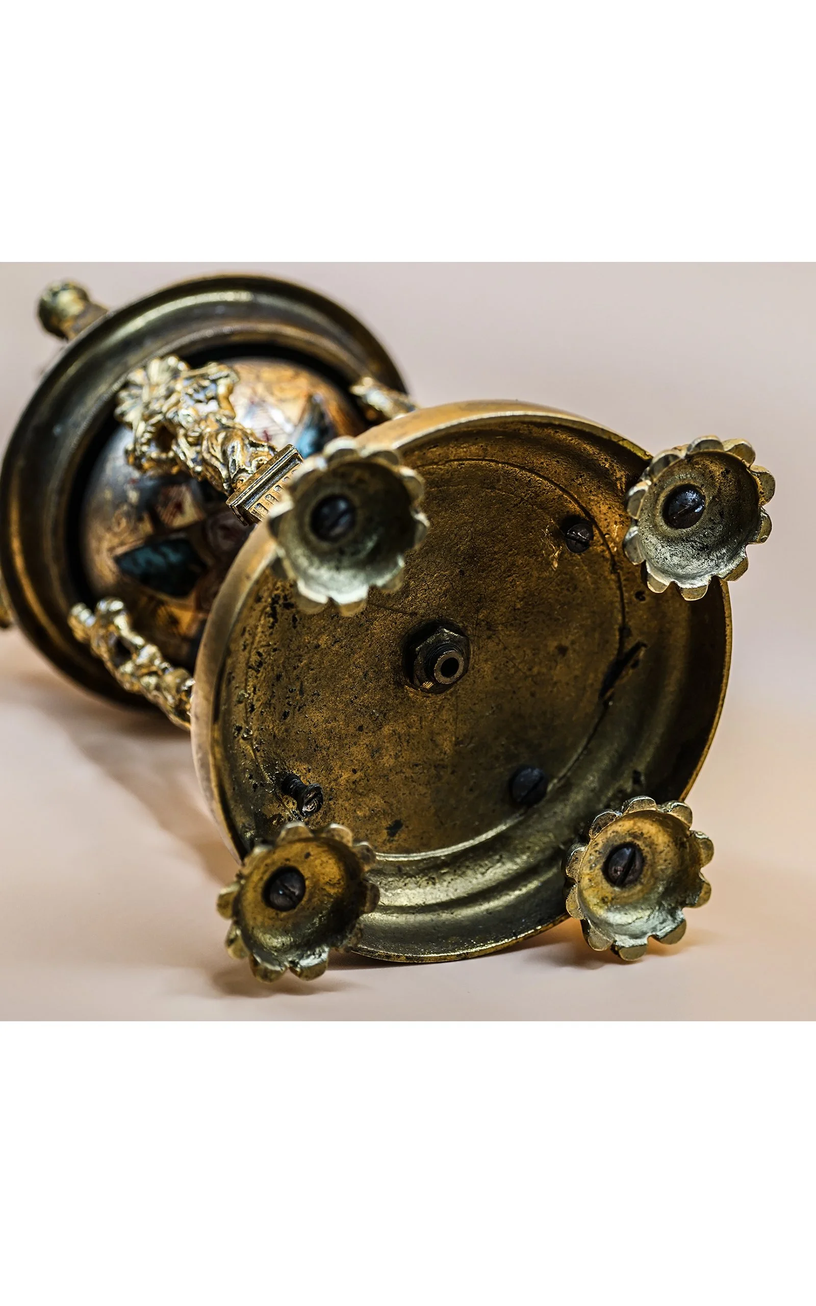 Rare cloche carillon de table asiatique en bronze (8).JPG