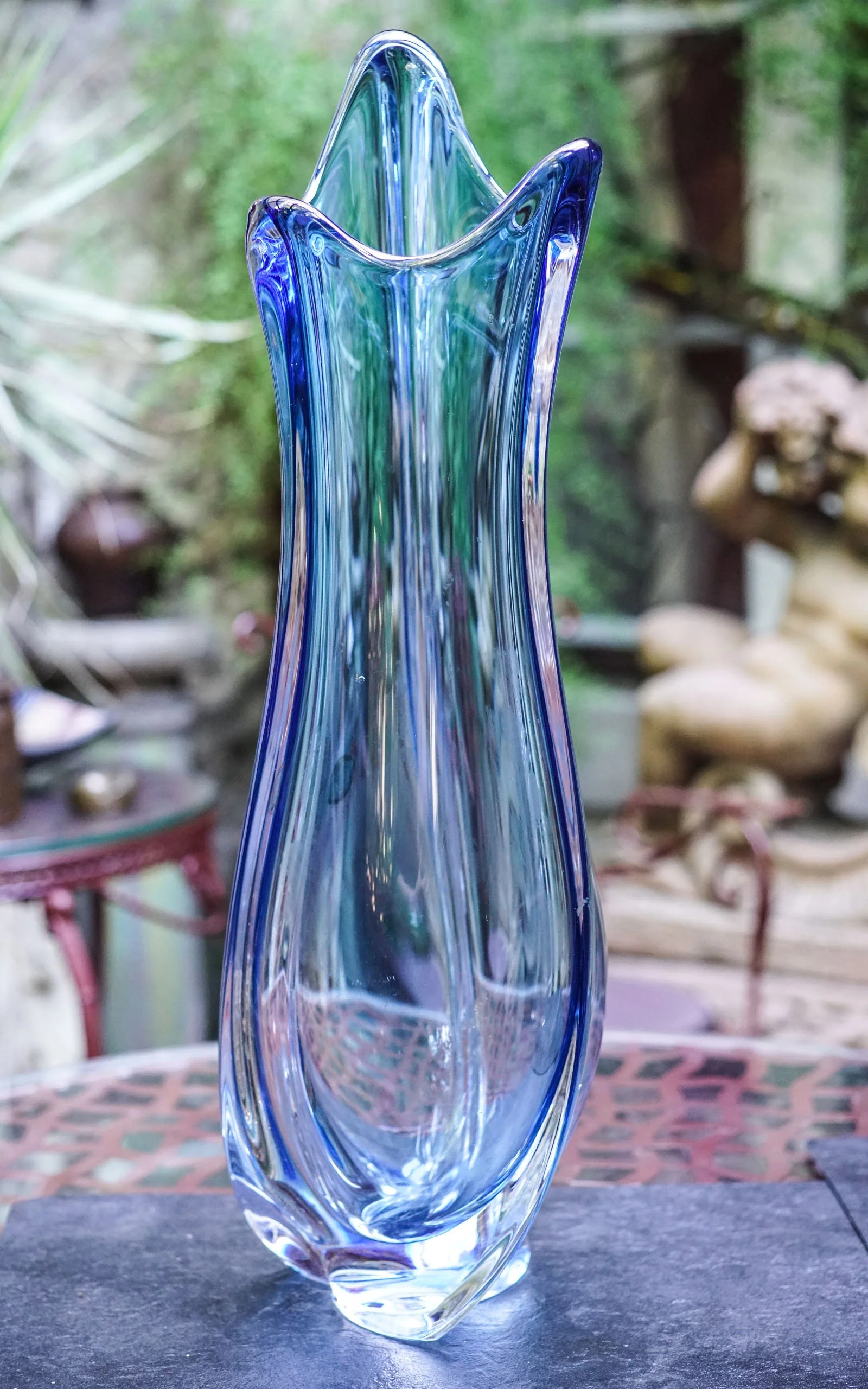 VAL SAINT LAMBERT, Vase cristal massif (6).JPG