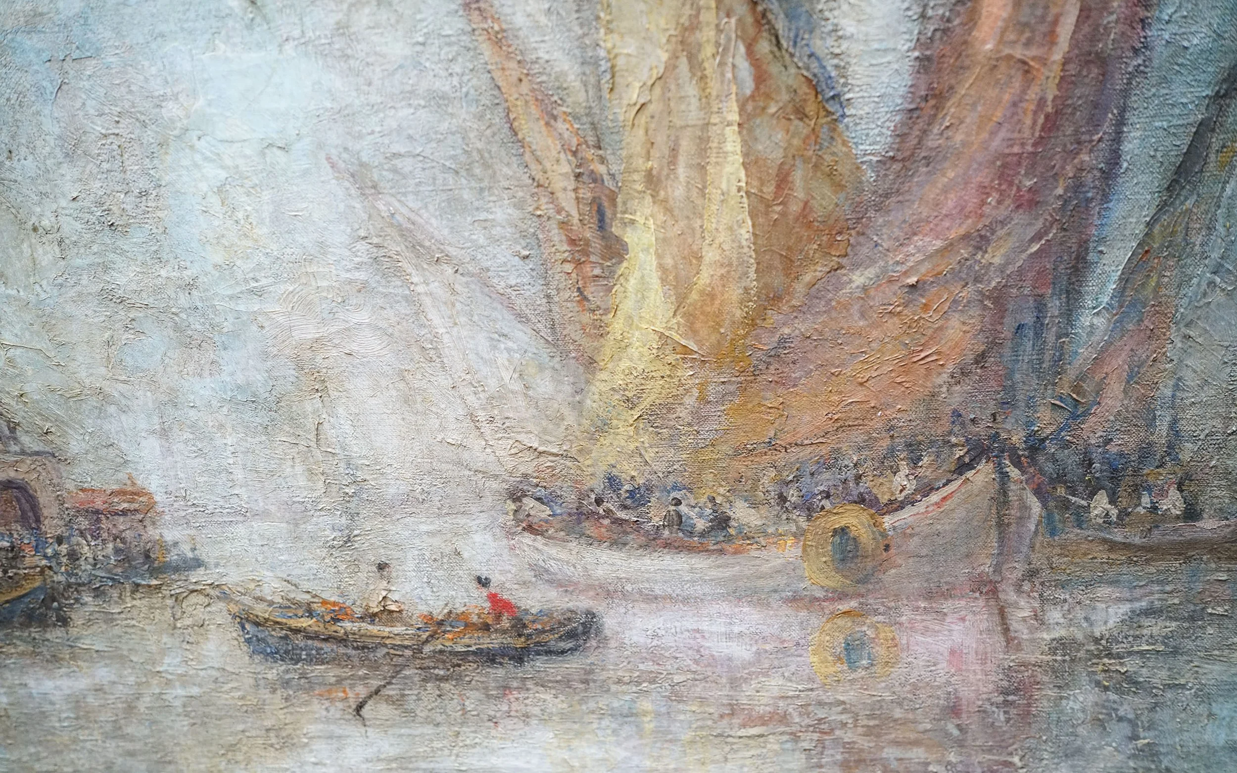 André GUERIN LE GUAY Voiliers à Venise (4).JPG