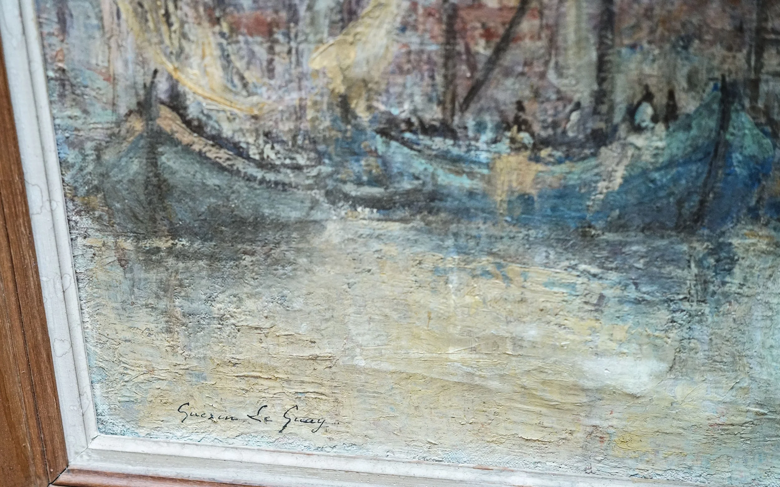 André GUERIN LE GUAY Voiliers à Venise (2).JPG
