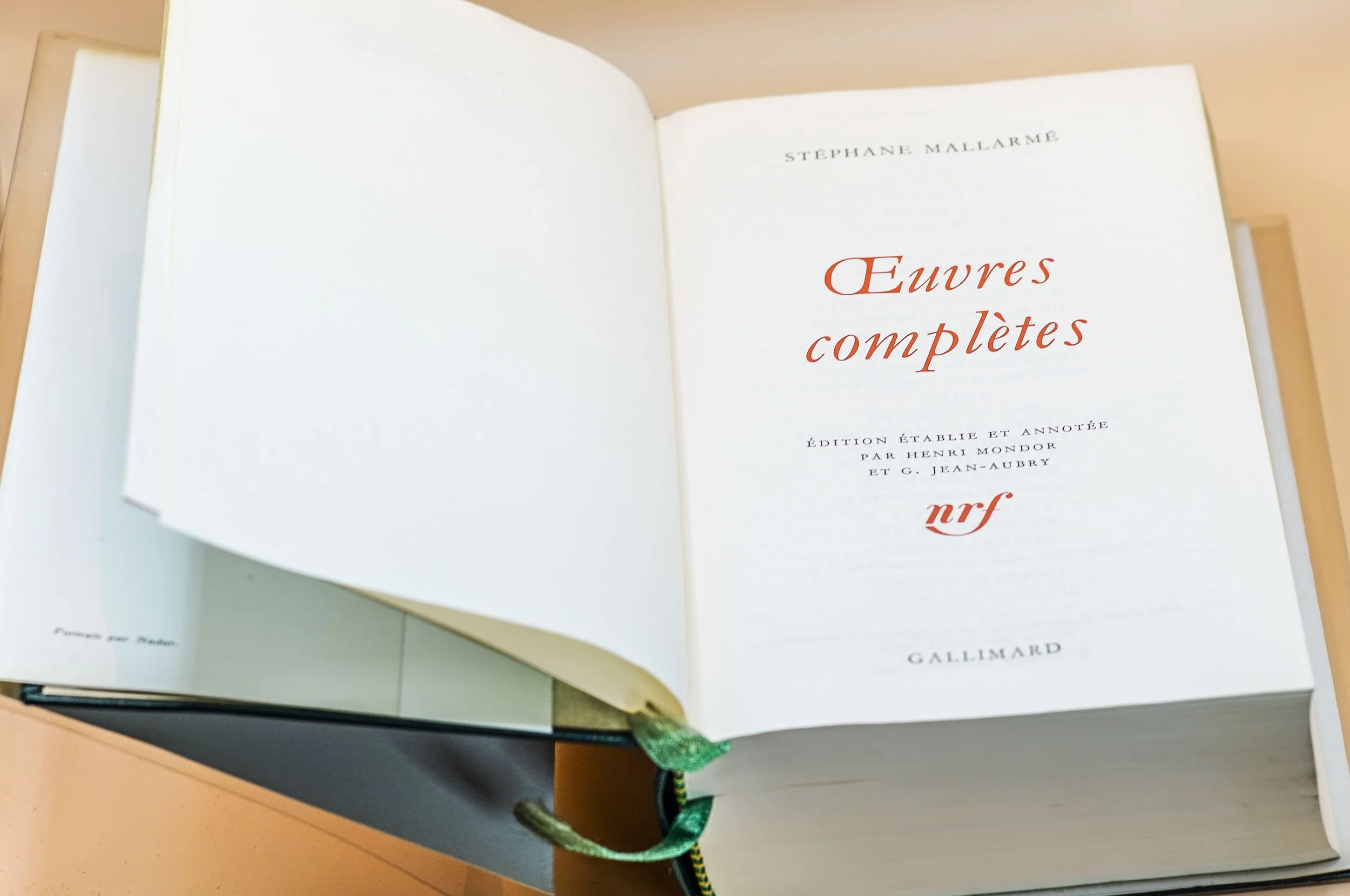Stéphane MALLARME, Pléiade, œuvres complètes (2).JPG