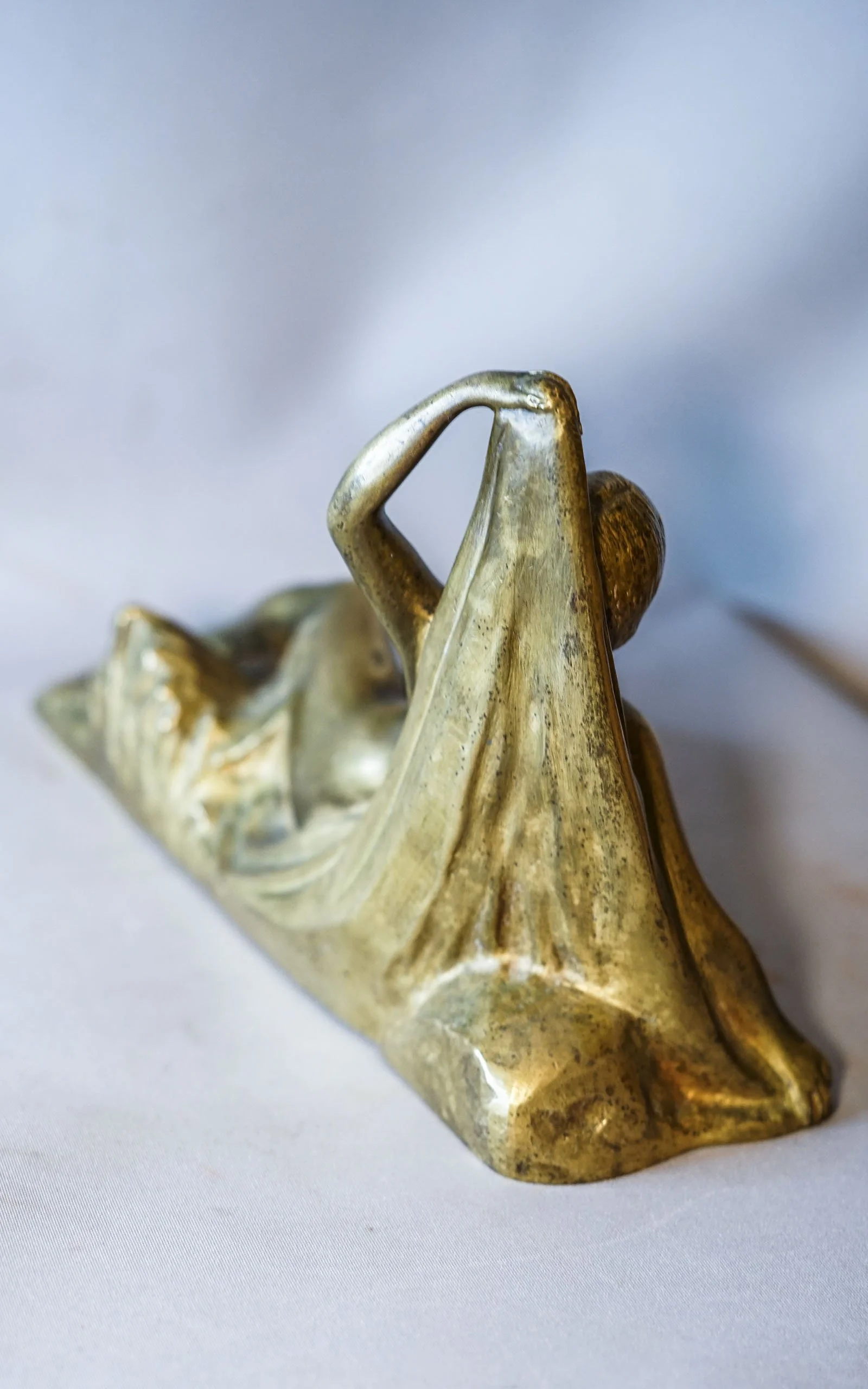 Ignacio GALLO Art Déco, Bronze femme nue allongée (5).JPG