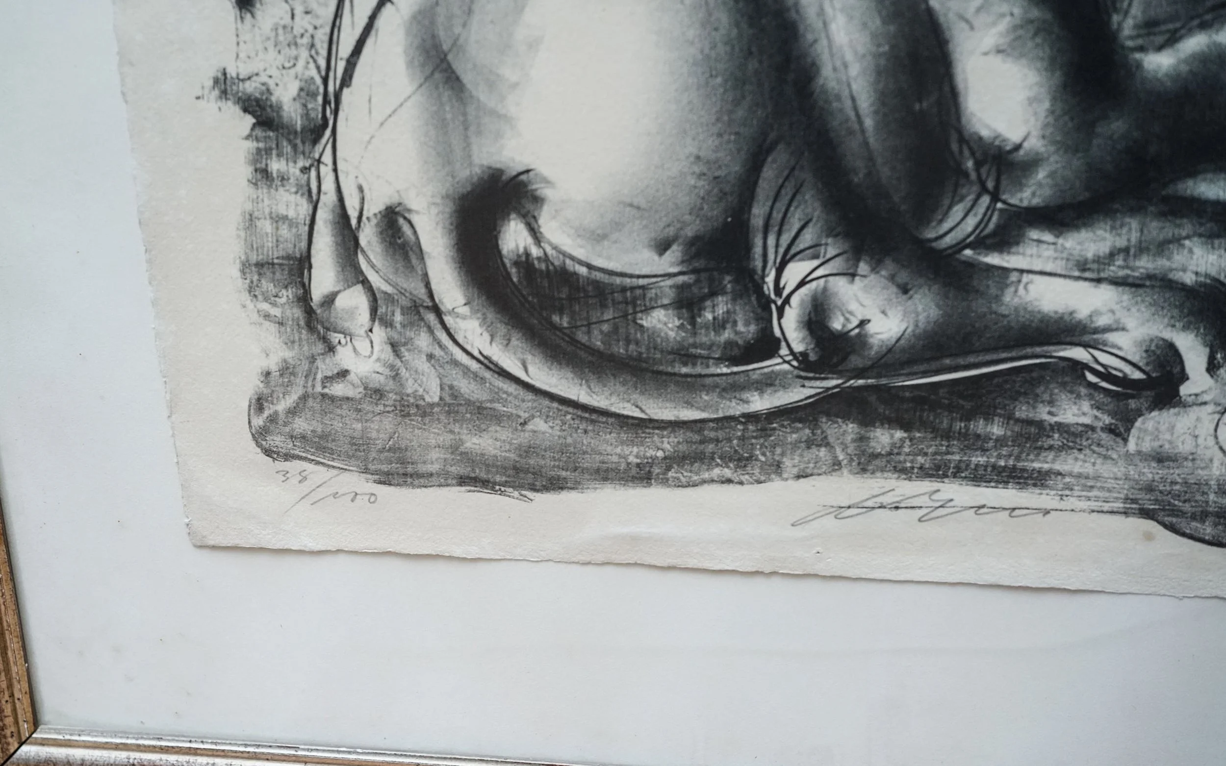 Hans ERNI, Europe et Zeus en taureau, lithographie (2).JPG