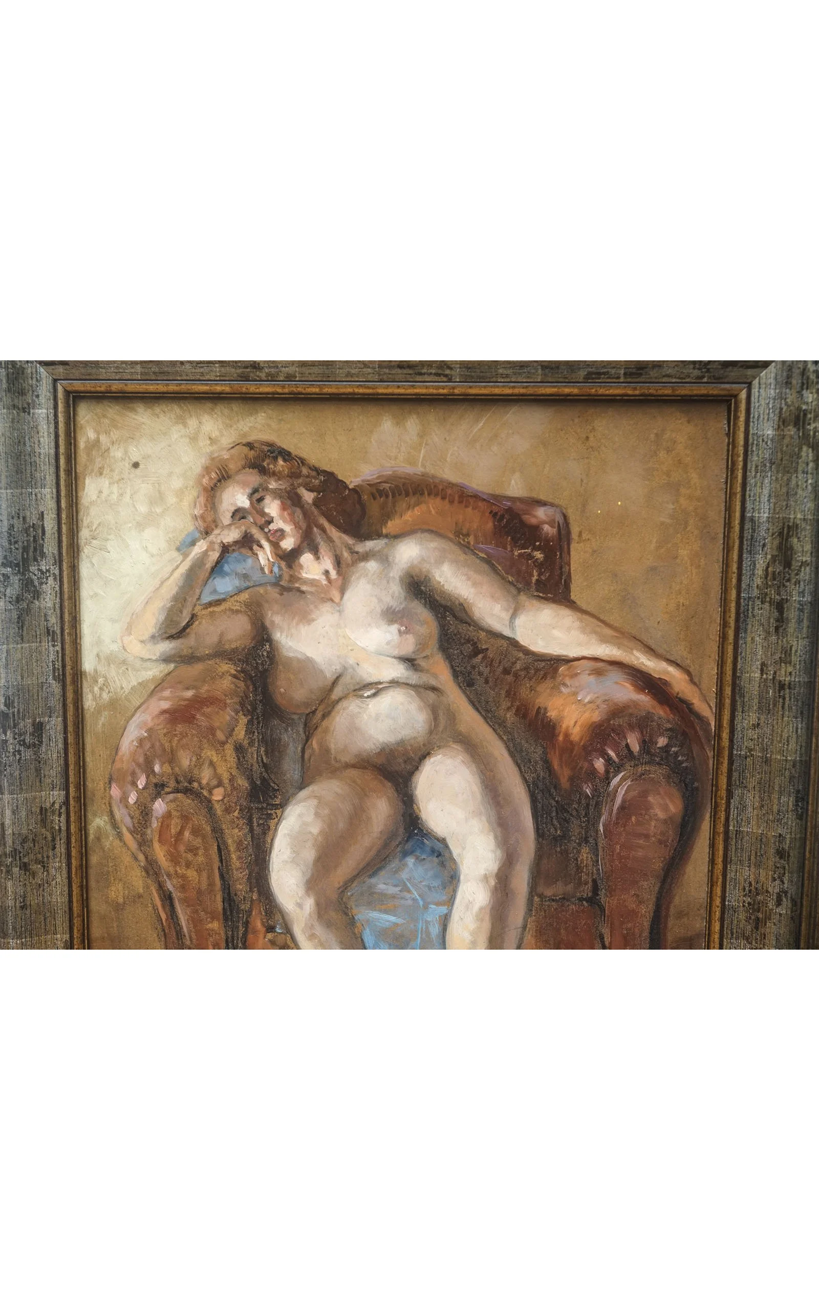 TRÉVILLÉ R. Nu féminin au fauteuil club (2).JPG