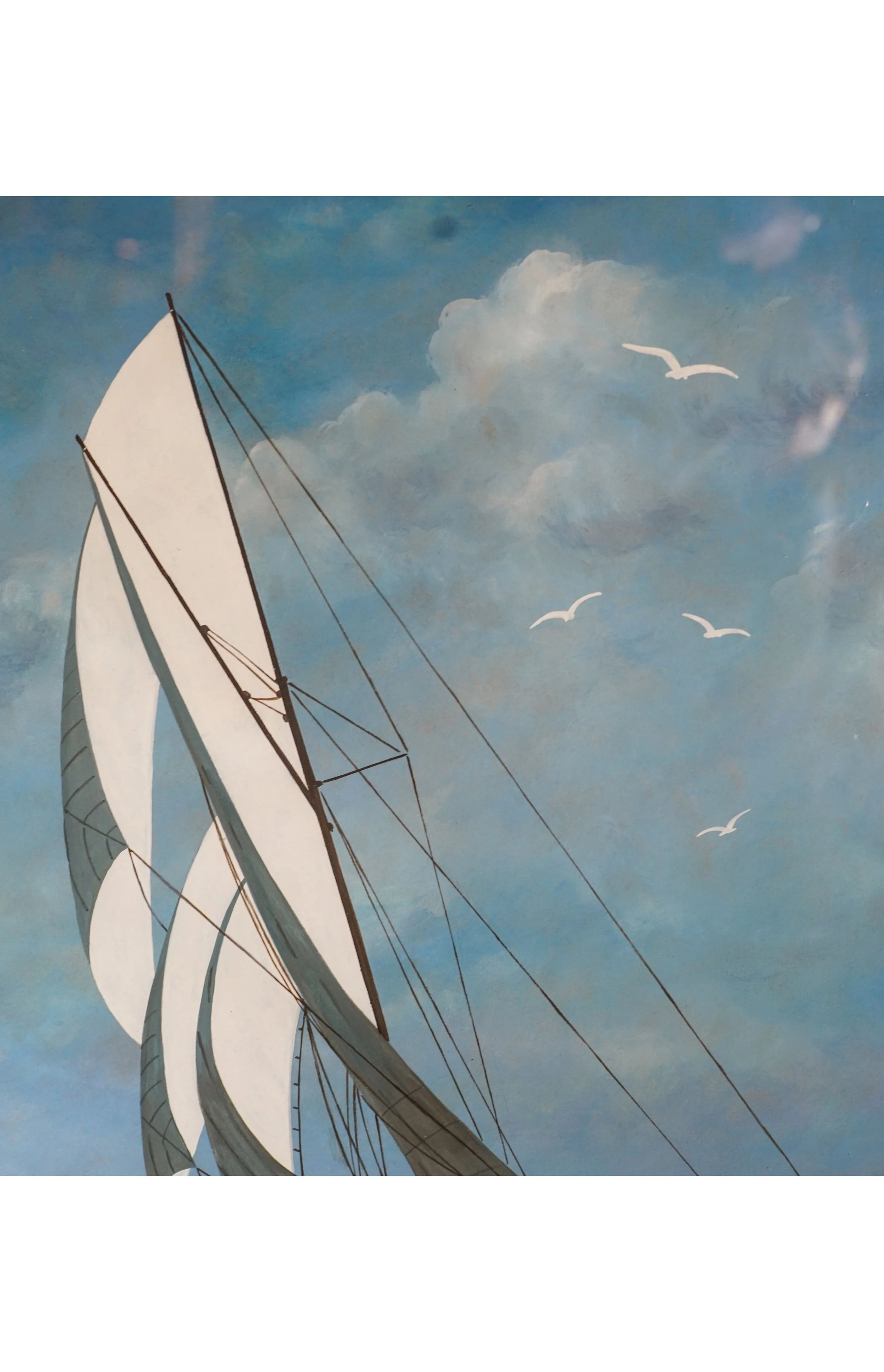 Léon HAFFNER Gouache voilier (3).JPG