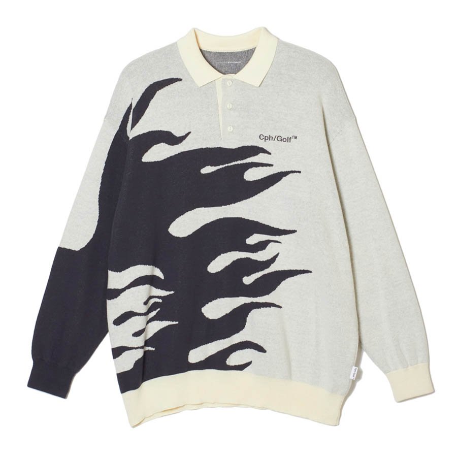 Cph:Golf - Horizontal Fire Knit-Polo1.jpg