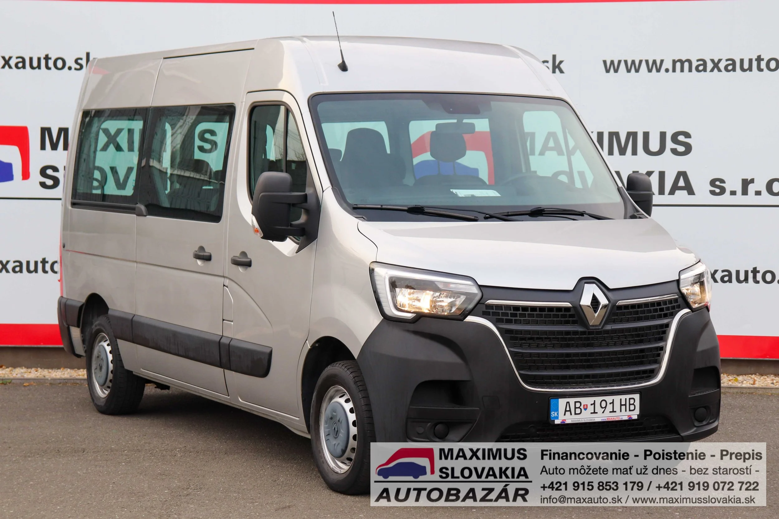 Renault Master dCi 145 L2H2 9-miestny | 2021 | 1. majiteľ | KO | Len 30 tis. km