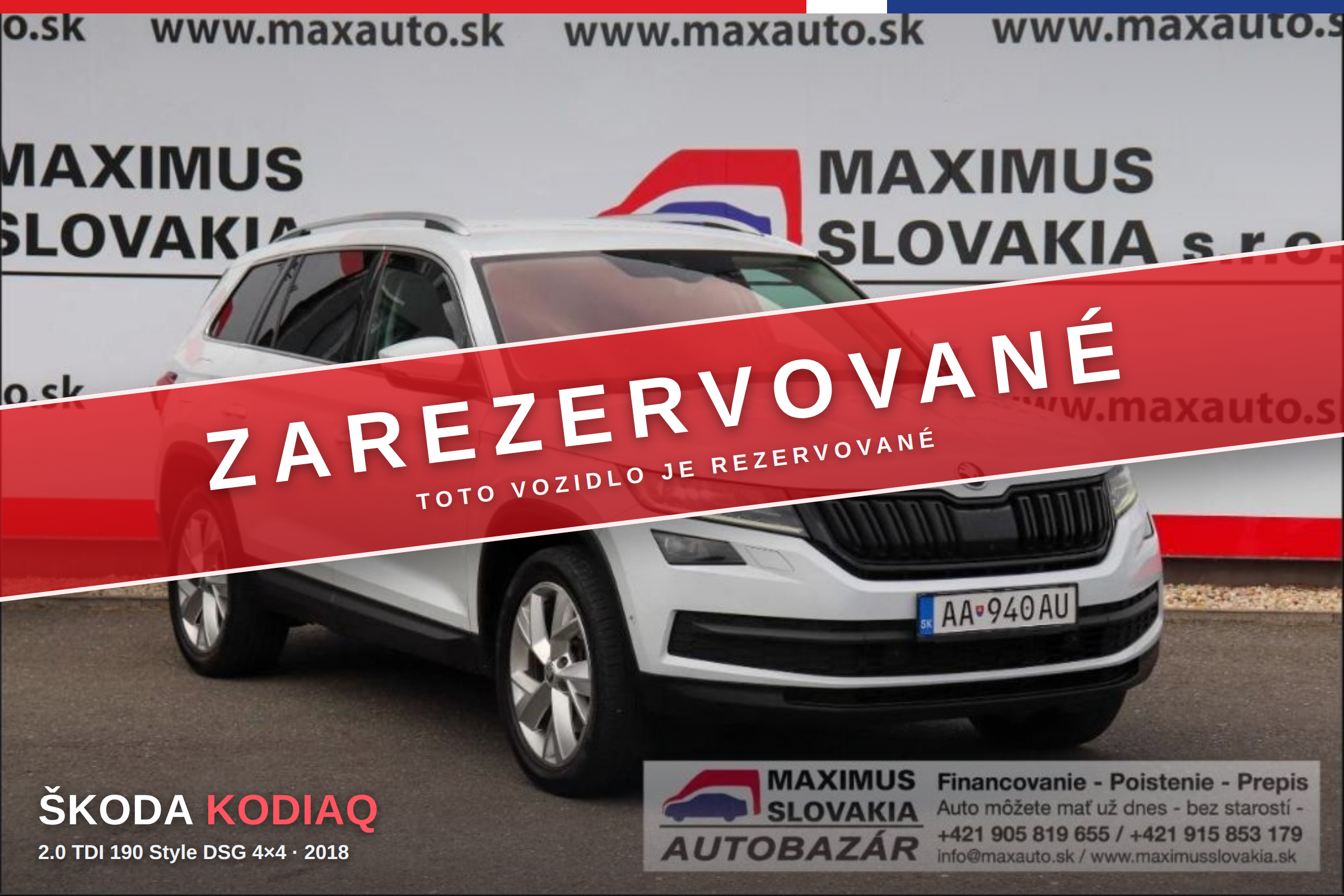 Škoda Kodiaq 2.0 TDI 190 Style DSG 4×4 | 2018 | SR pôvod | Serviska | 360° kamera