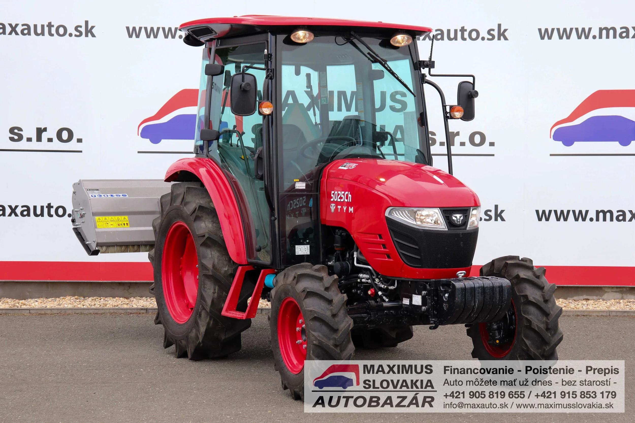 Traktor TYM 5025CH 49 PS 4×4 Automat | 2024 | Len 78 motohodín | Čelný nakladač