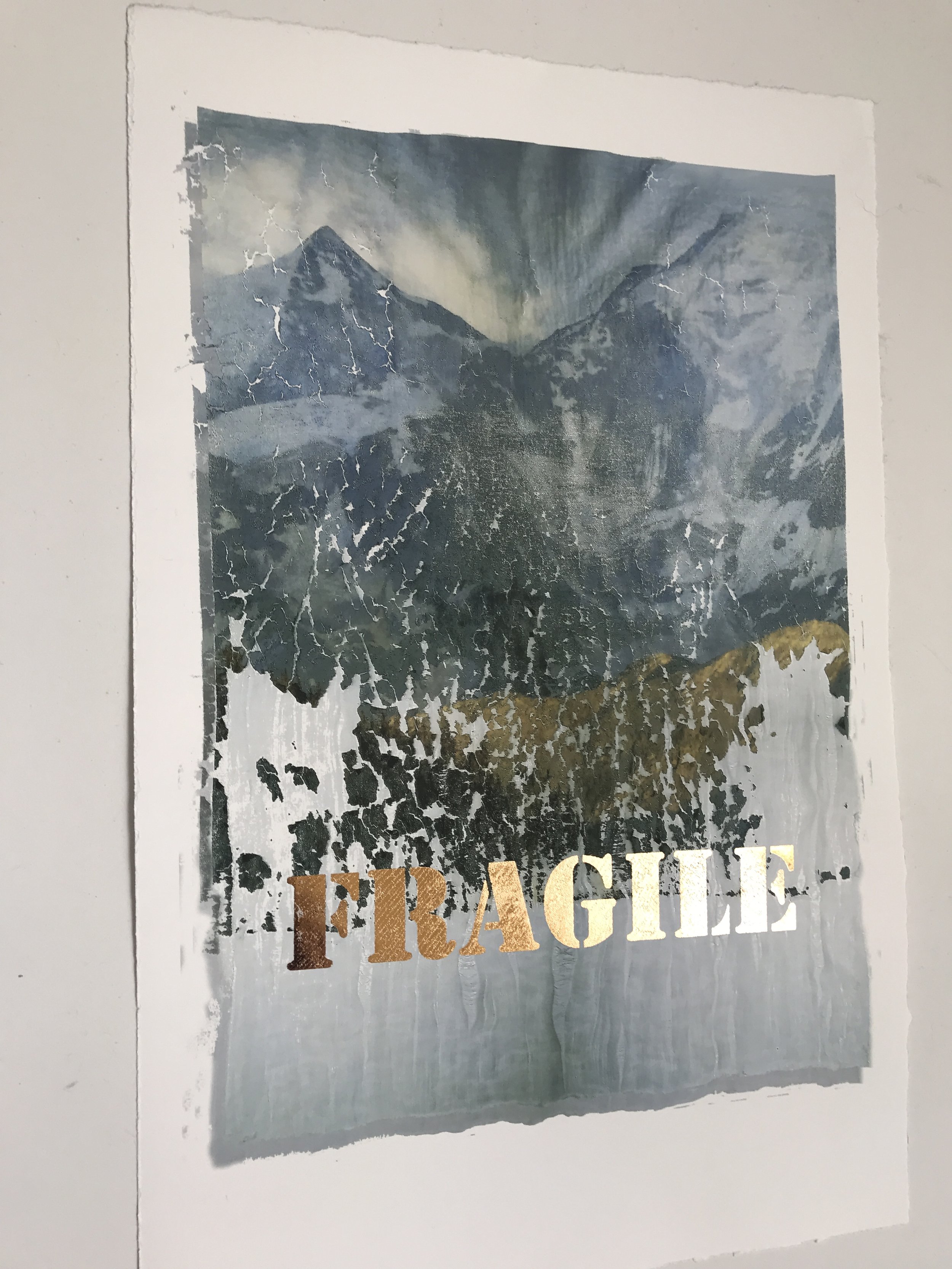 Fragile 1 (Alps) limited edition original print