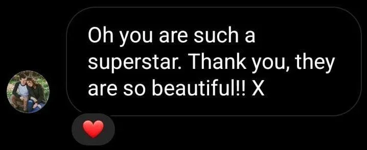 kind words testimonials and positive reviews and screenshots left for buckinghamshire wedding photographer david lefebvre