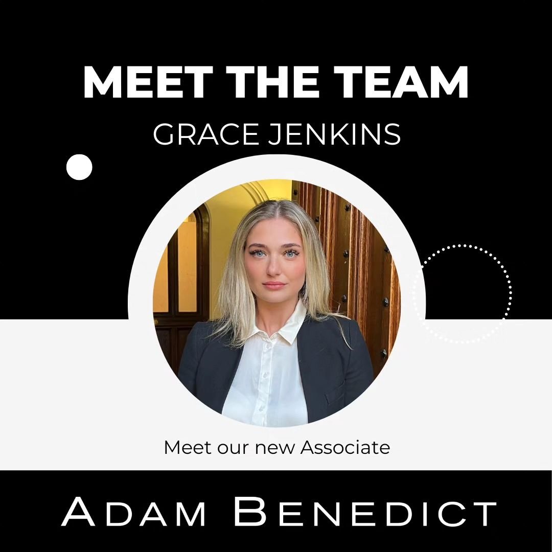 Meet Grace, our new Associate at @adambenedictlaw , specialising in Corporate and Litigation matters. 

Grace qualified as a solicitor in August 2023, after having successfully completed the Solicitors Qualification Examinations (SQE). Grace has a La